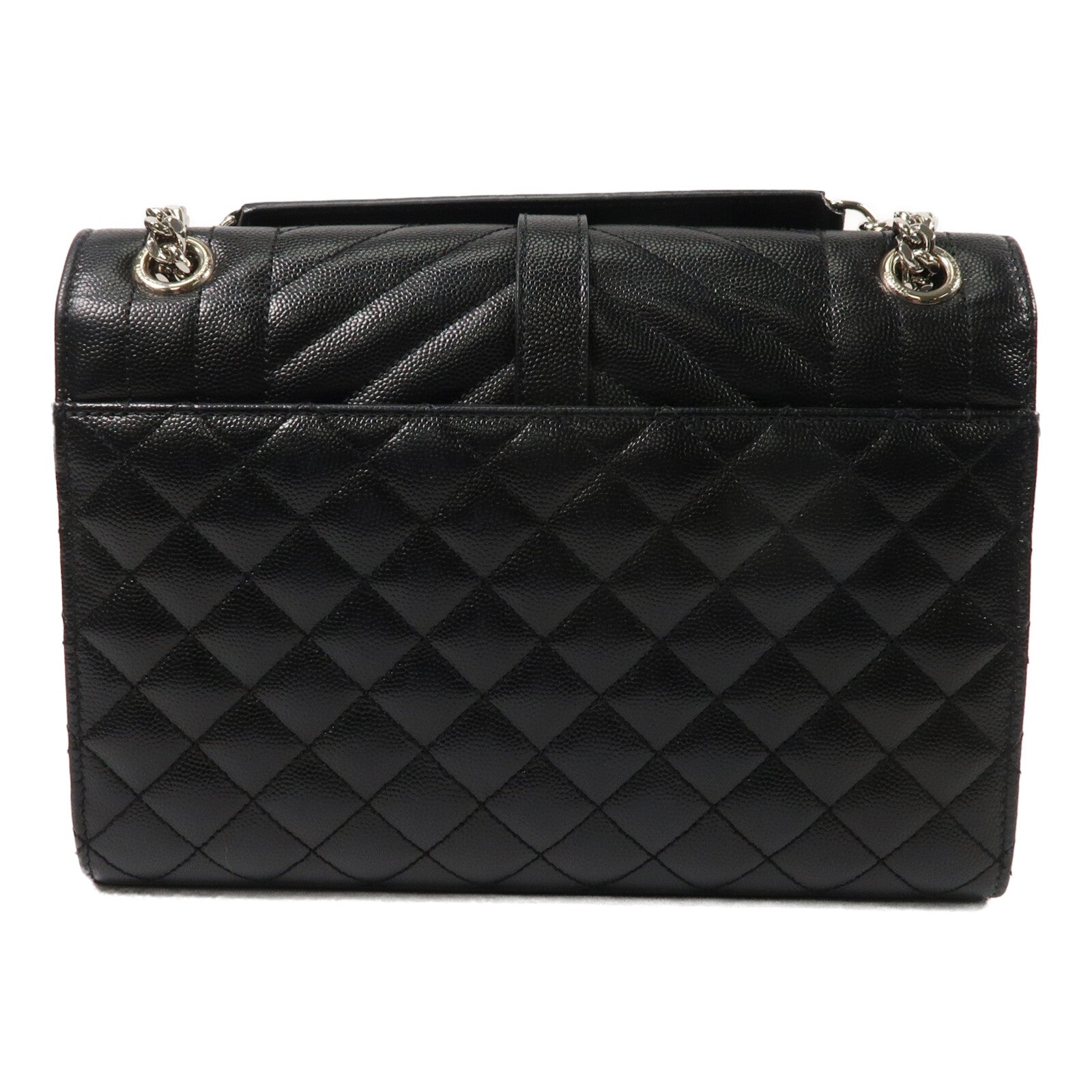 SAINT LAURENT 牛皮皮革Envelope Medium鏈帶肩背袋