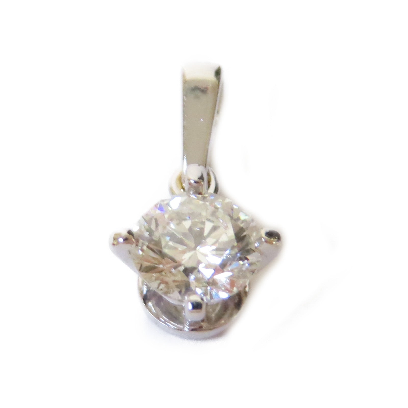 JEWELRY 18K白金/0.35ct鑽石Diamond Pendant Top吊墜頭扣