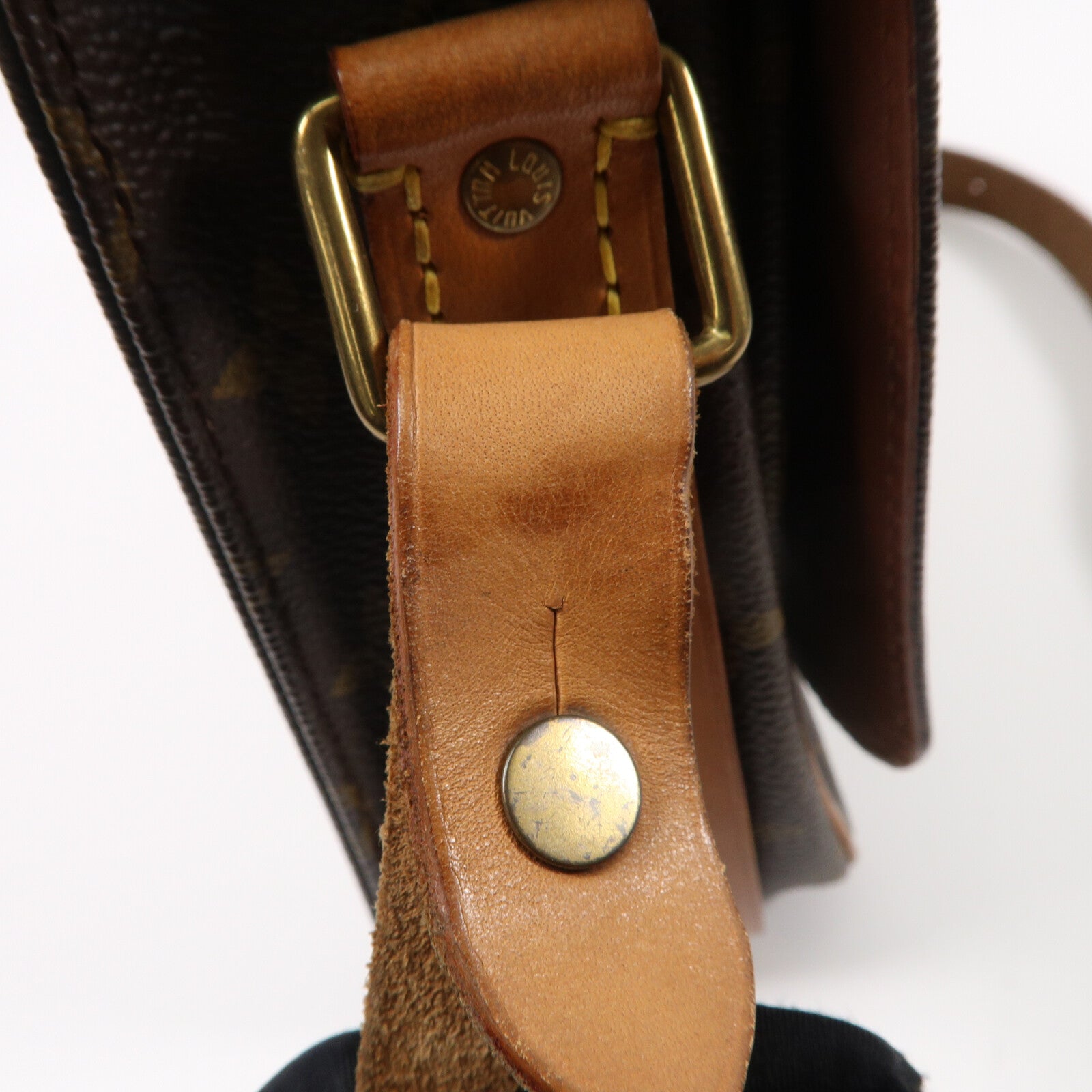 LOUIS VUITTON Monogram Cartouchiere MM肩背袋