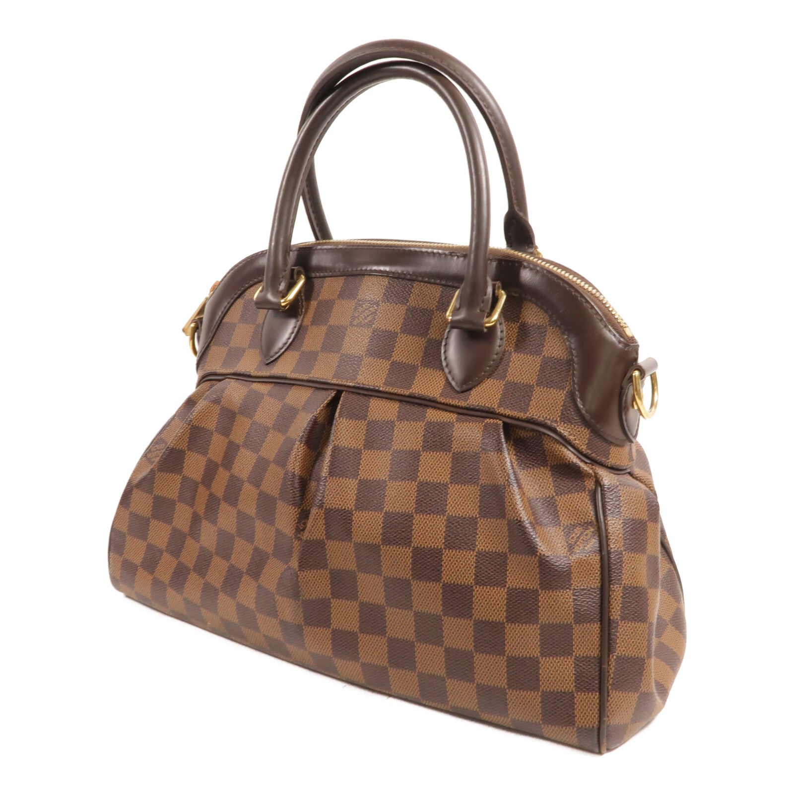 LOUIS VUITTON Damier Trevi GM手挽肩背兩用袋