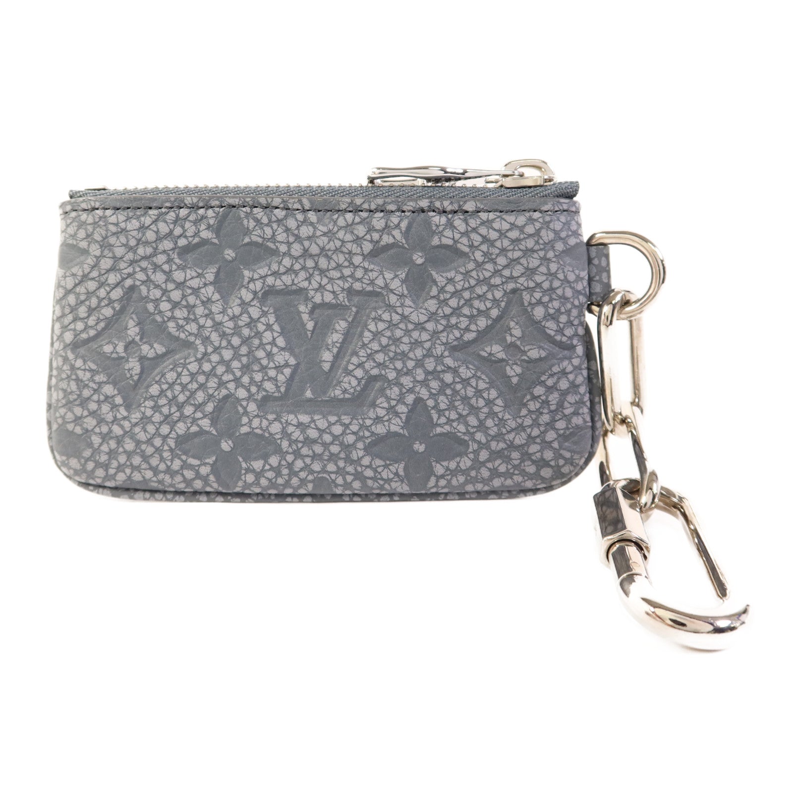 LOUIS VUITTON 【激減優惠】Monogram Taurillon Coin Case銀扣零錢包
