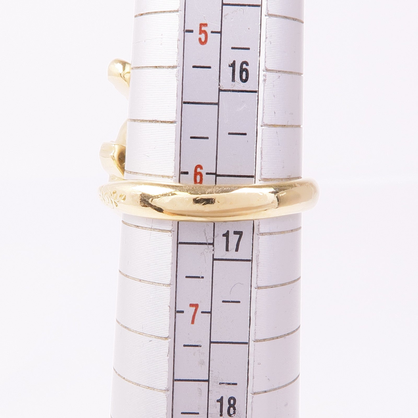 JEWELRY 18K黃金Sapphire Diamond Ring藍寶石/鑽石戒指US#6