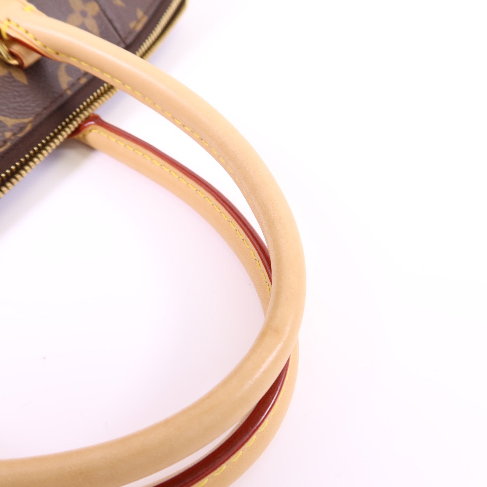 LOUIS VUITTON Monogram Turenne MM金扣手挽肩背兩用袋棕色