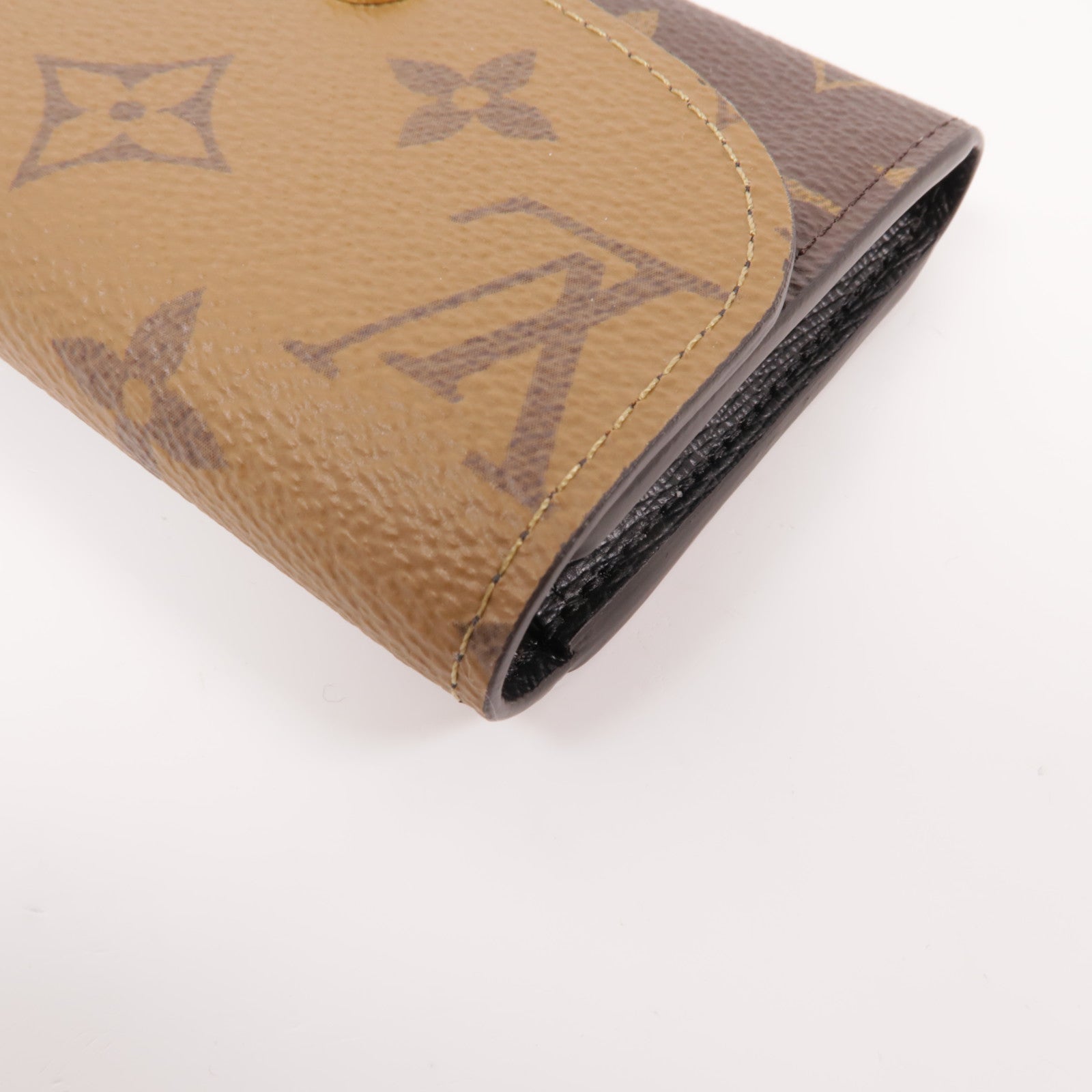 LOUIS VUITTON Monogram Reverse Rosalie Coin Purse金扣零錢包