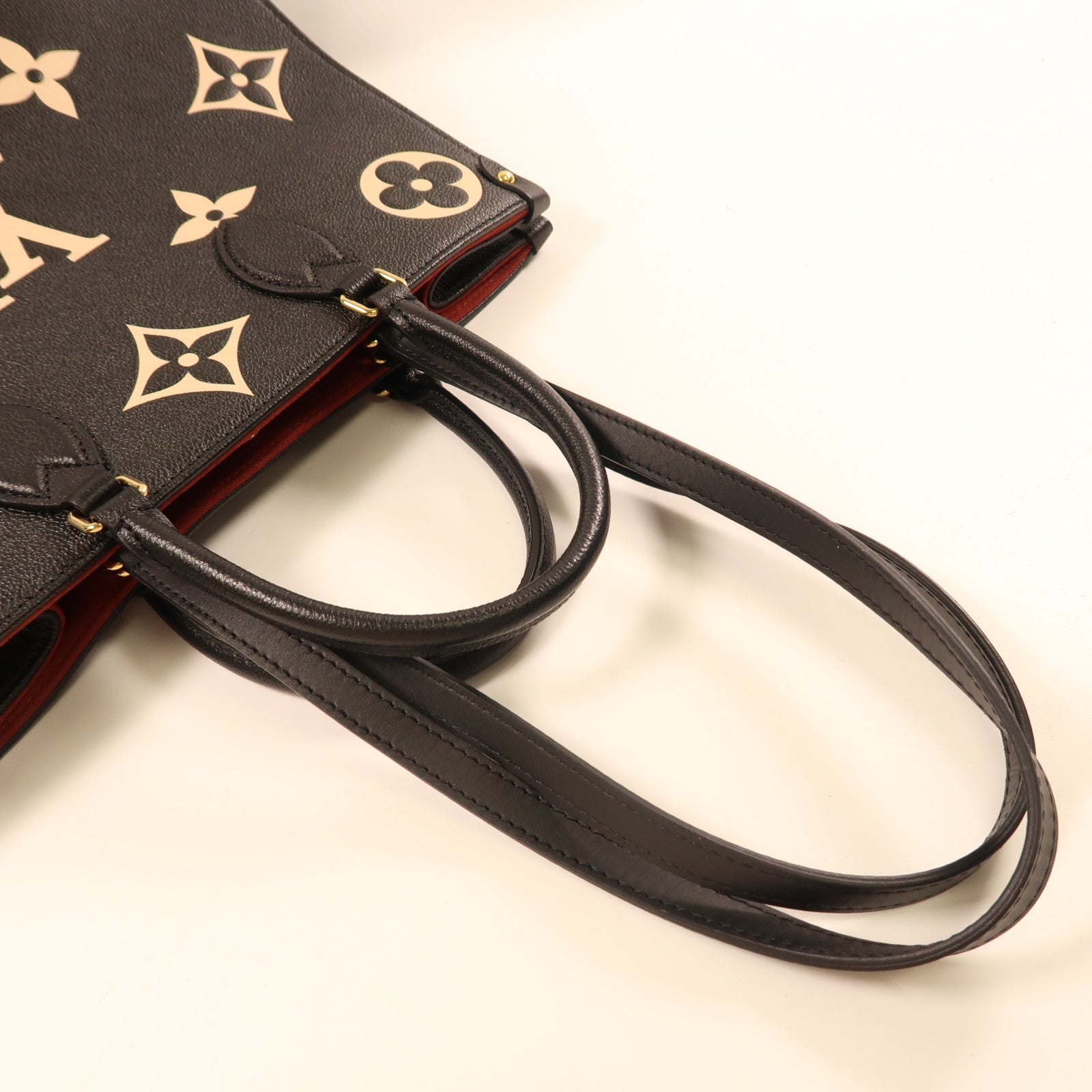 LOUIS VUITTON Monogram Empreinte OnTheGo MM金扣手挽肩背兩用袋