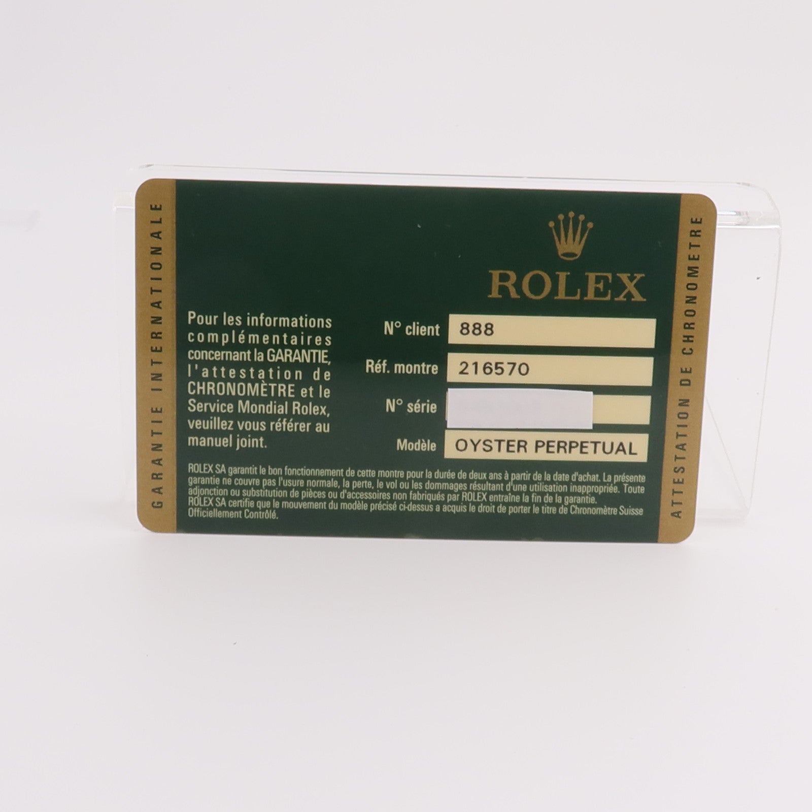 ROLEX Explorer II 216570