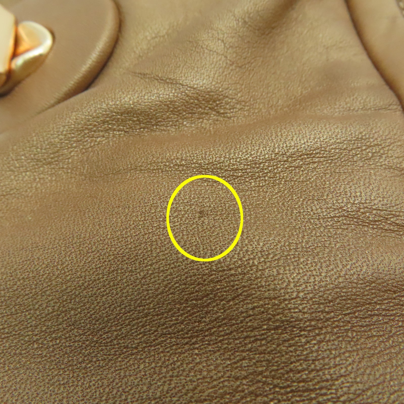 COACH 【激減優惠】牛皮皮革Shoulder Bag金扣肩背袋玫瑰金色