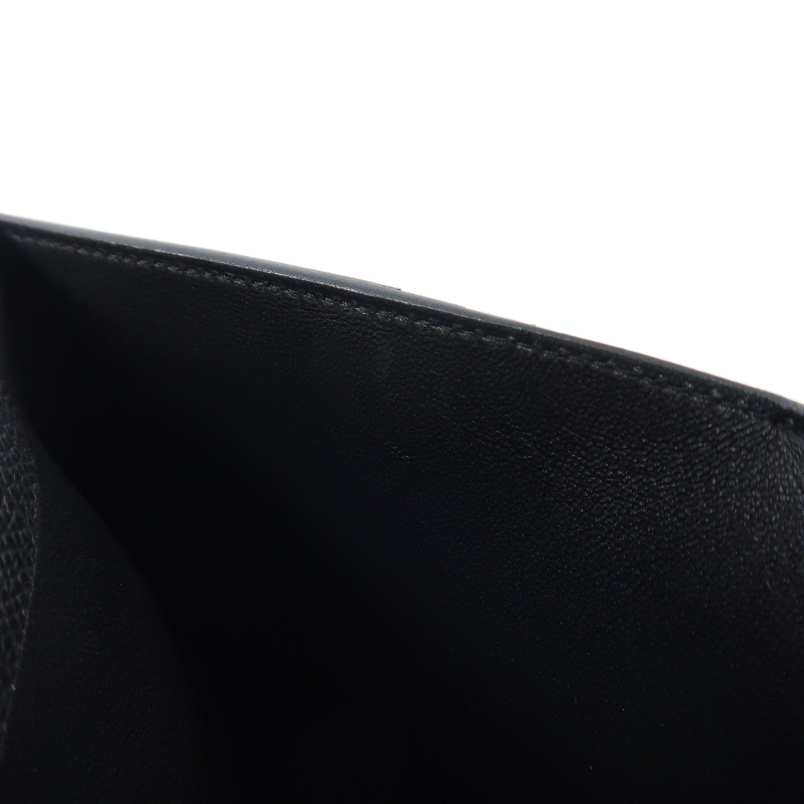 HERMES Epsom皮革Bearn Compact金扣錢包Noir