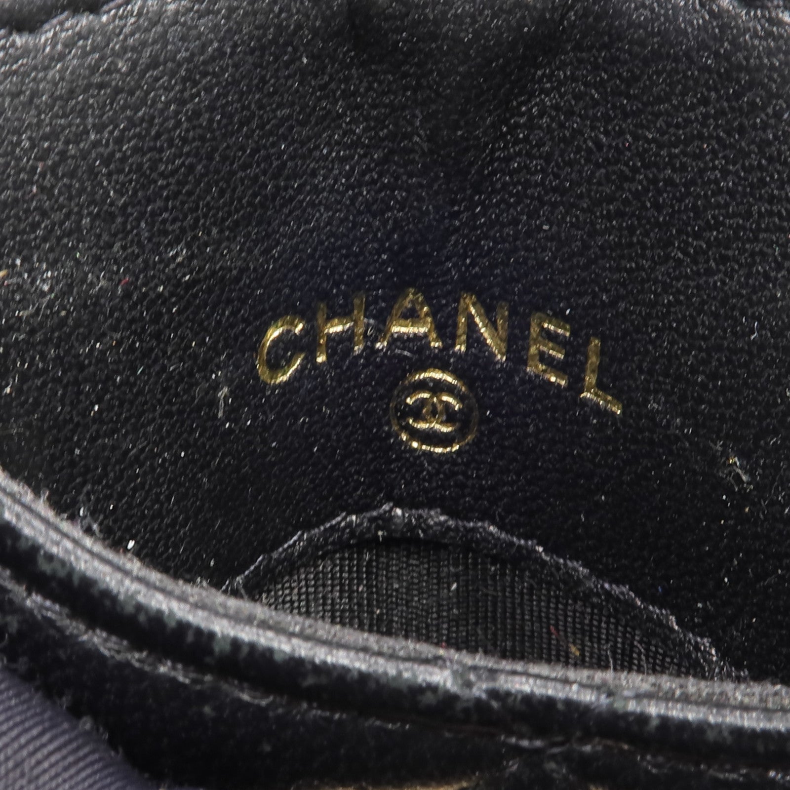 CHANEL 羊皮皮革Card Holder鏈帶卡片套