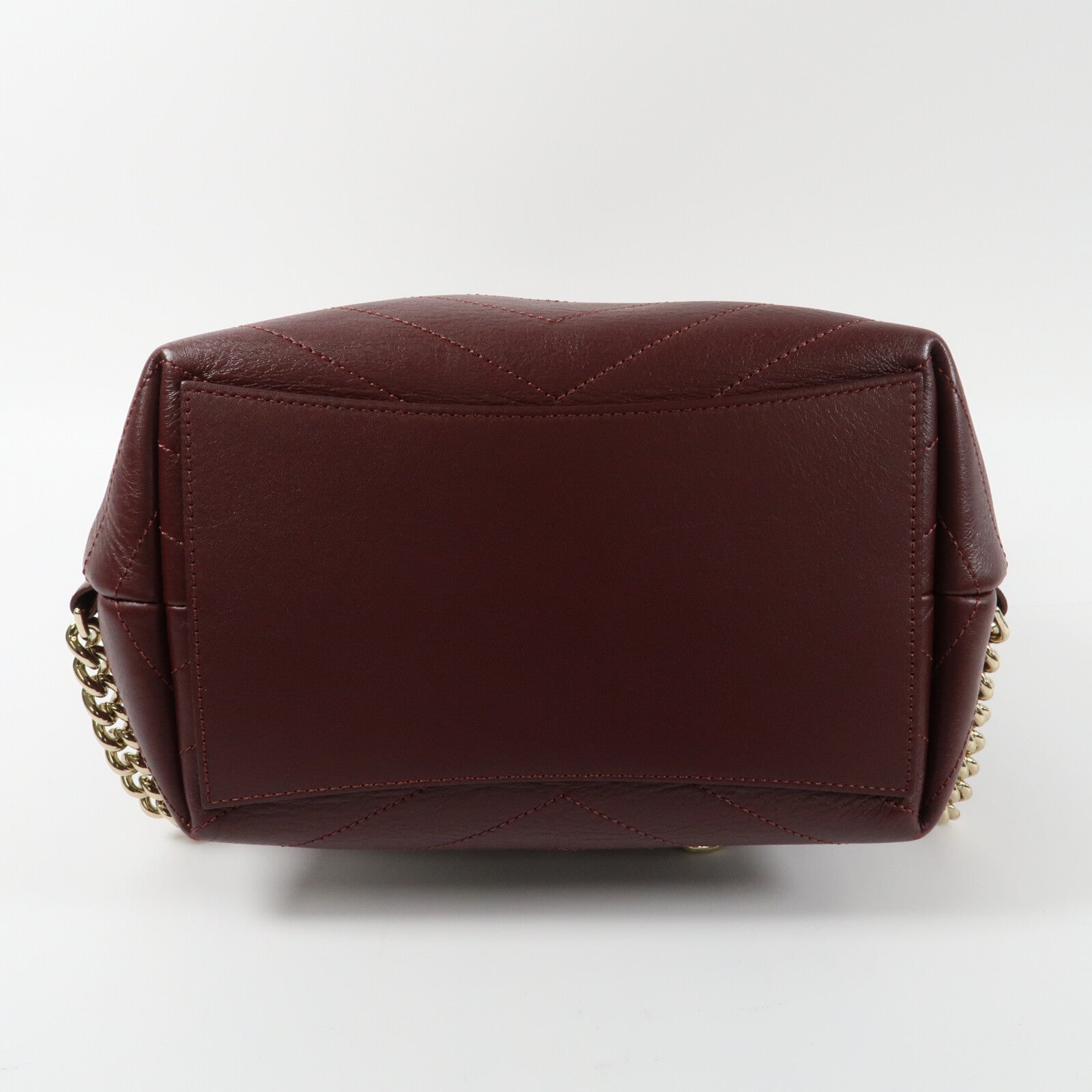 CHANEL 牛皮皮革BackPac金扣鏈帶背包