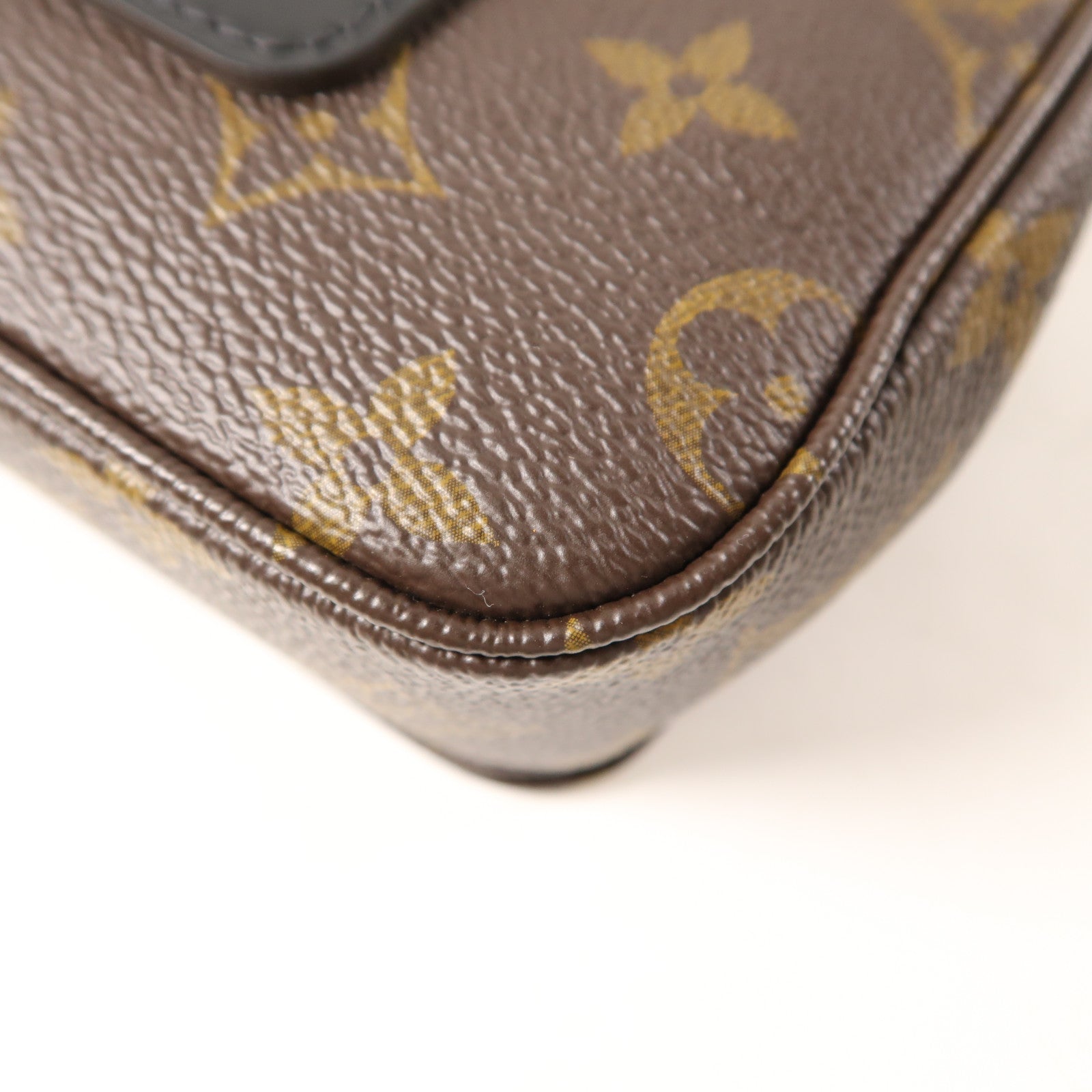 LOUIS VUITTON Monogram Marceau金扣肩背袋棕色