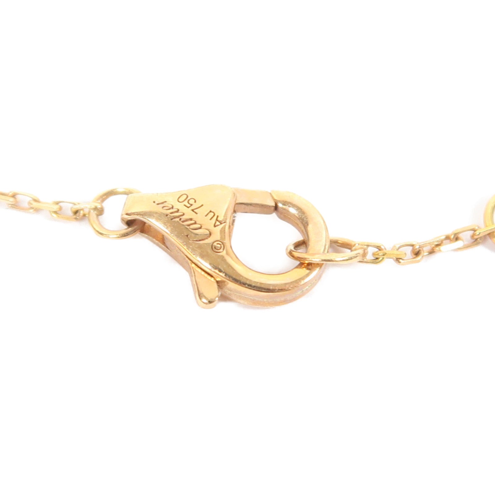 CARTIER 18K黃金Bracelet手鏈綠色/金色