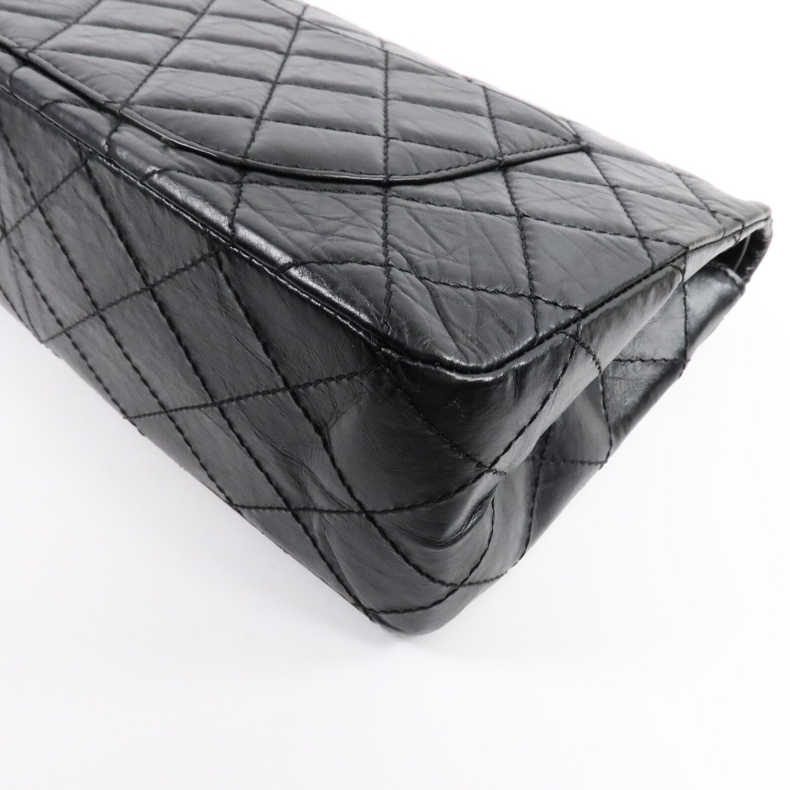 CHANEL 牛皮皮革Chanel 2.55 Large鏈帶肩背袋