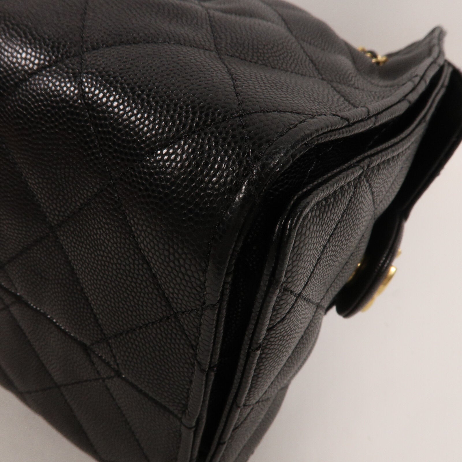 CHANEL 牛皮皮革Chanel 25 Small鏈帶肩背袋