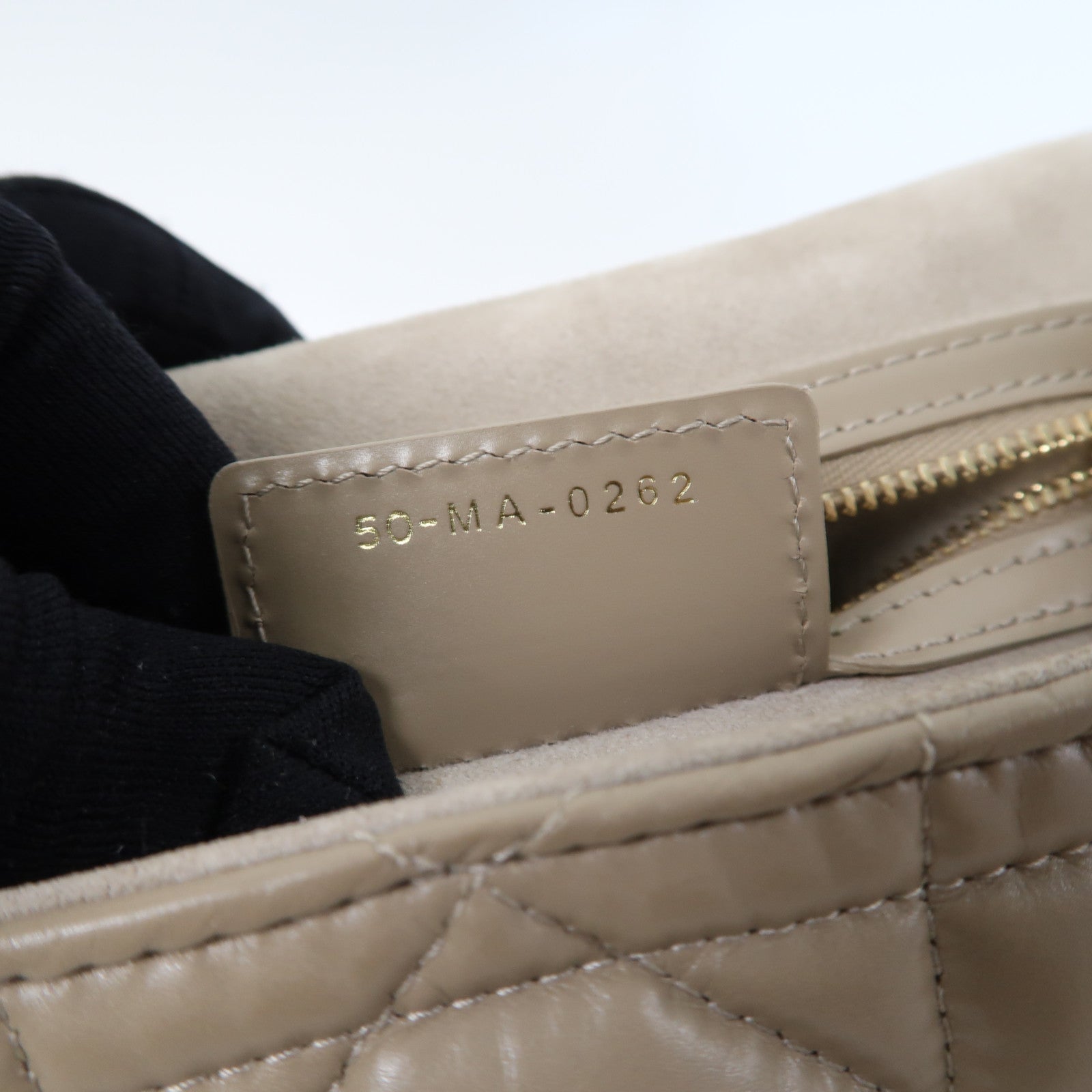 Dior 牛皮皮革Diorcamp金扣肩背袋米色