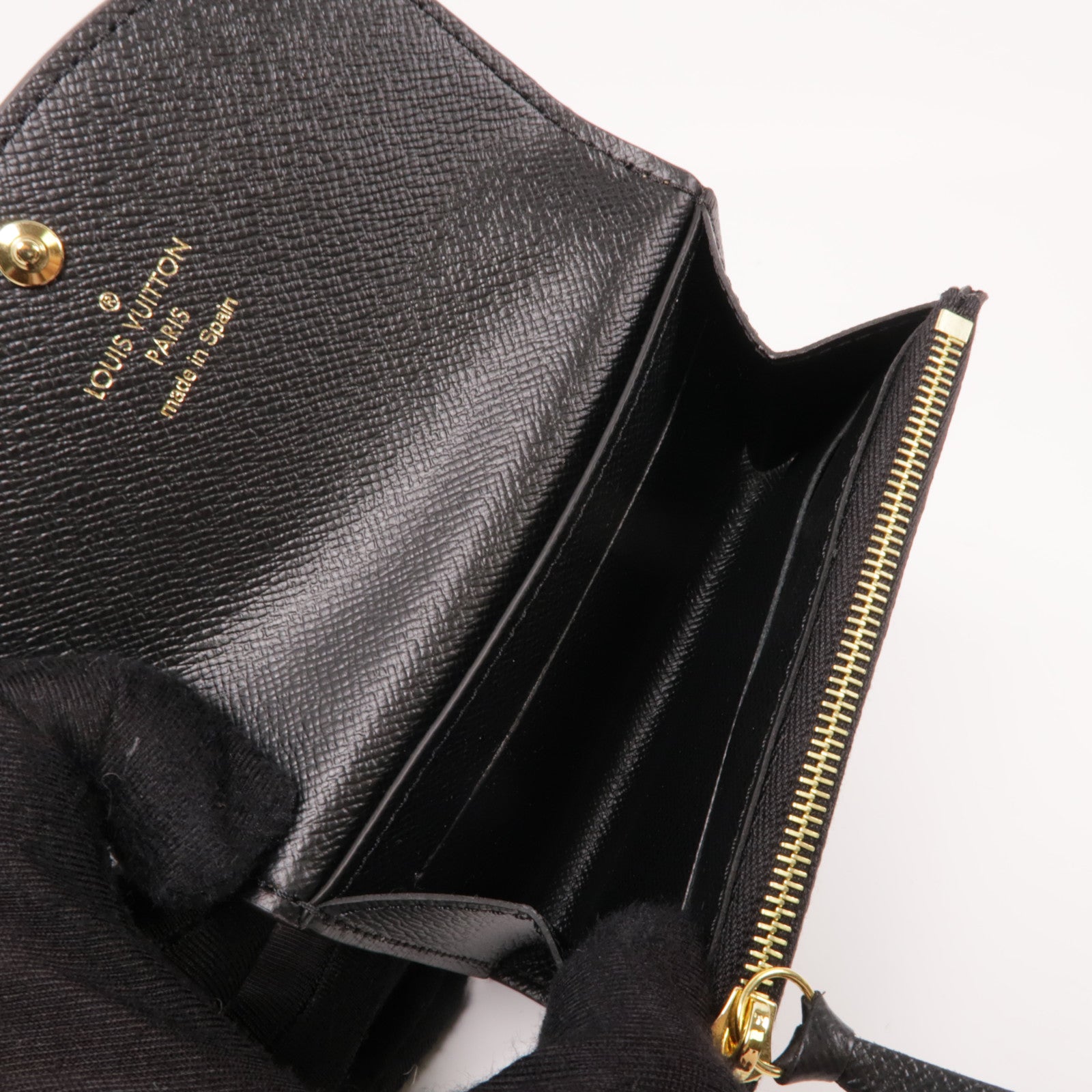 LOUIS VUITTON Monogram Reverse Rosalie Coin Purse金扣零錢包