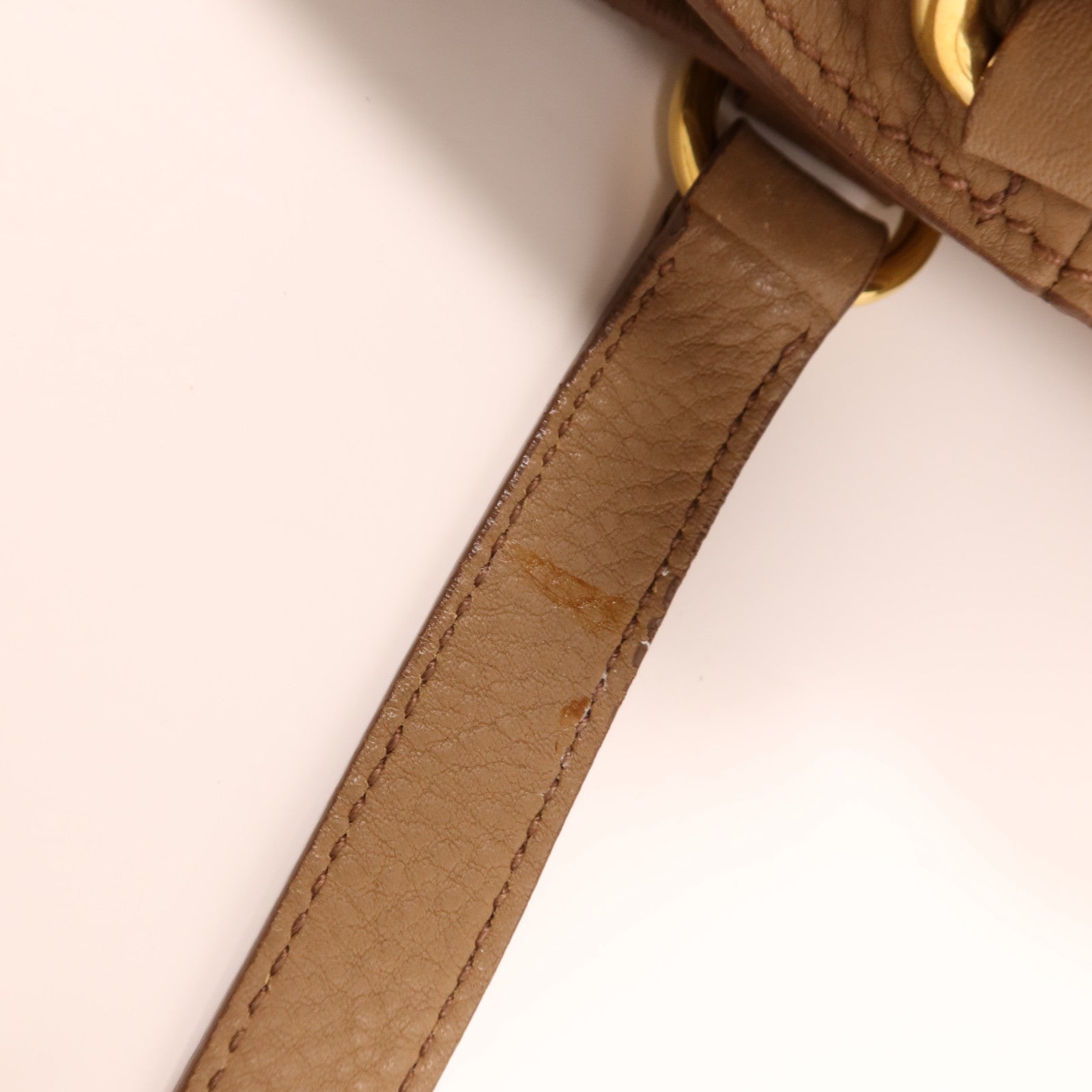 PRADA 牛皮皮革Shoulder Bag金扣肩背袋