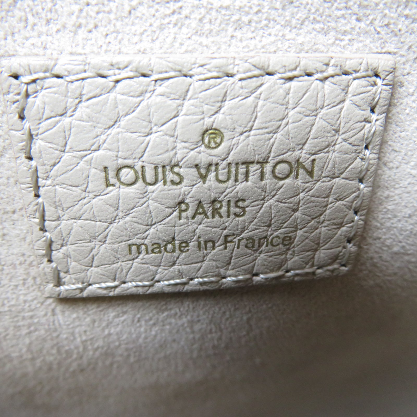 LOUIS VUITTON 【激減優惠】牛皮皮革Volta金扣手挽肩背兩用袋米色