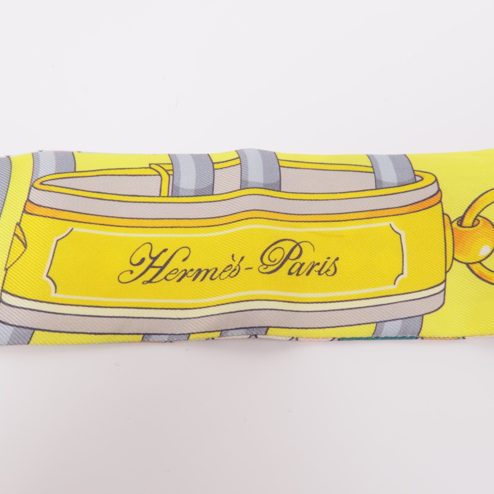 HERMES 絲質Twilly絲巾