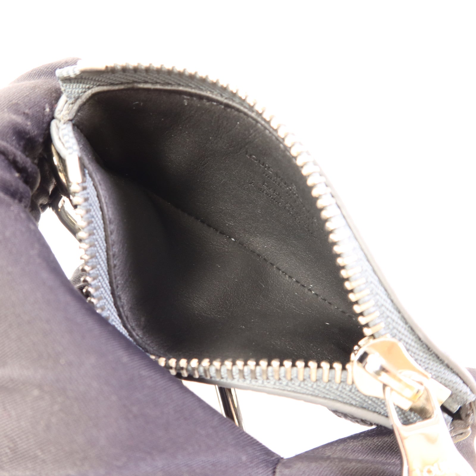 LOUIS VUITTON Monogram Taurillon Coin Case銀扣零錢包