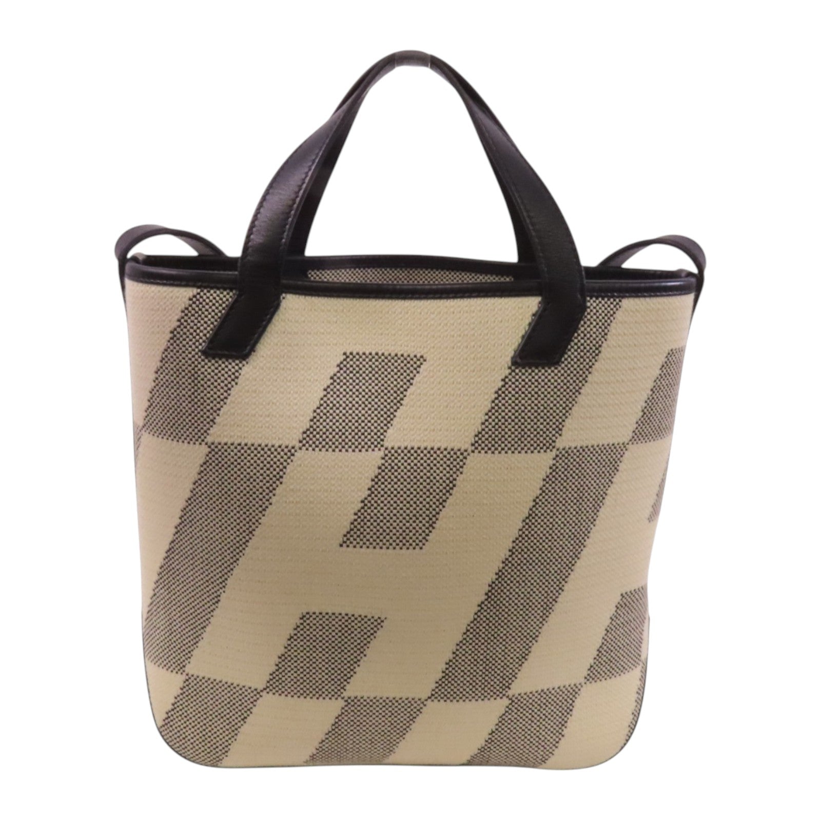 HERMES 帆布Cabas H en Biais 27手挽肩背兩用袋