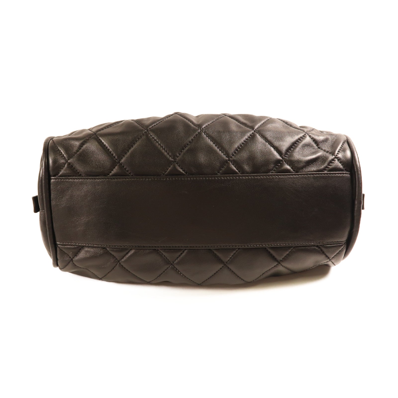 CHANEL 羊皮皮革Shoulder Bag銀扣肩背袋