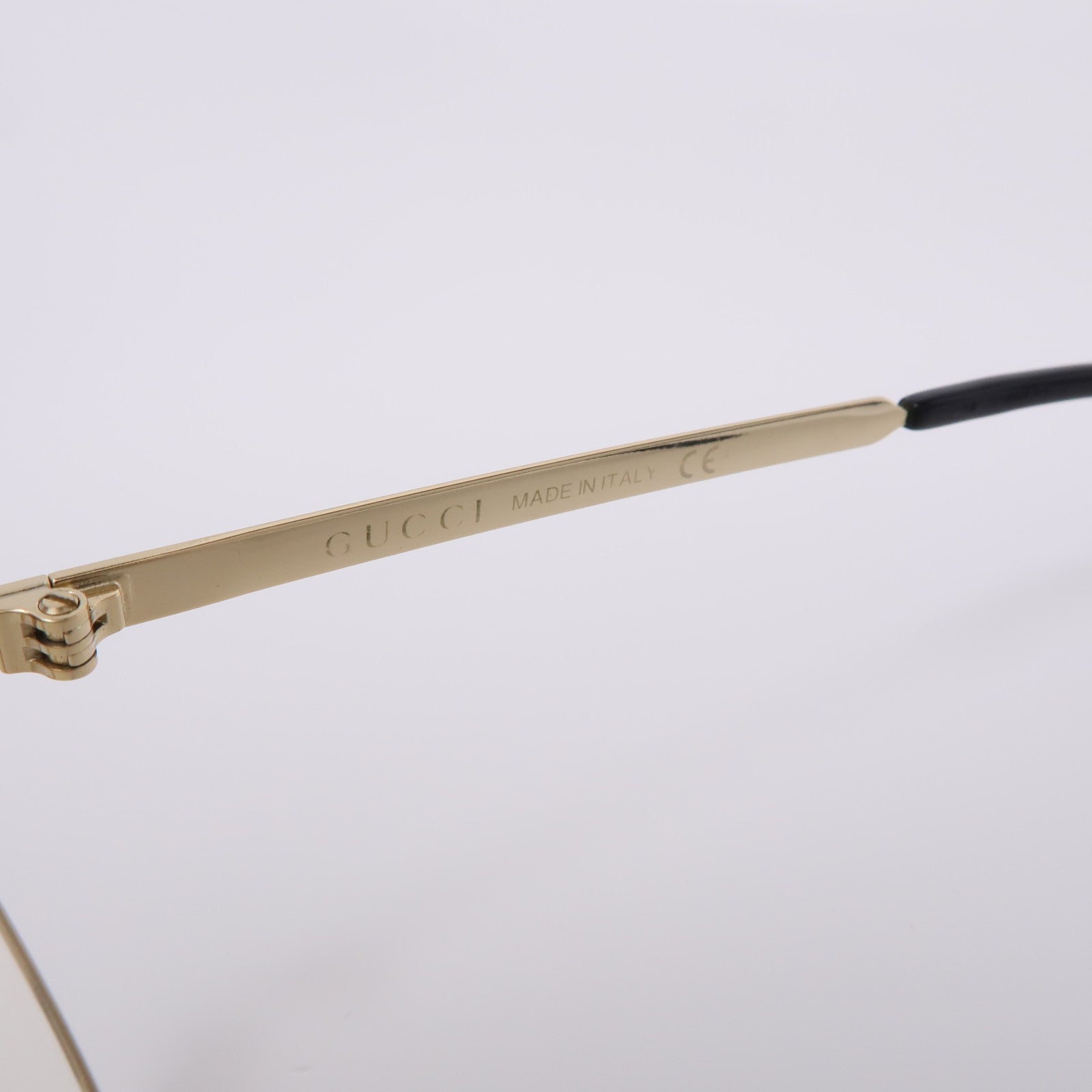 GUCCI 金屬Glasses金扣眼鏡金色
