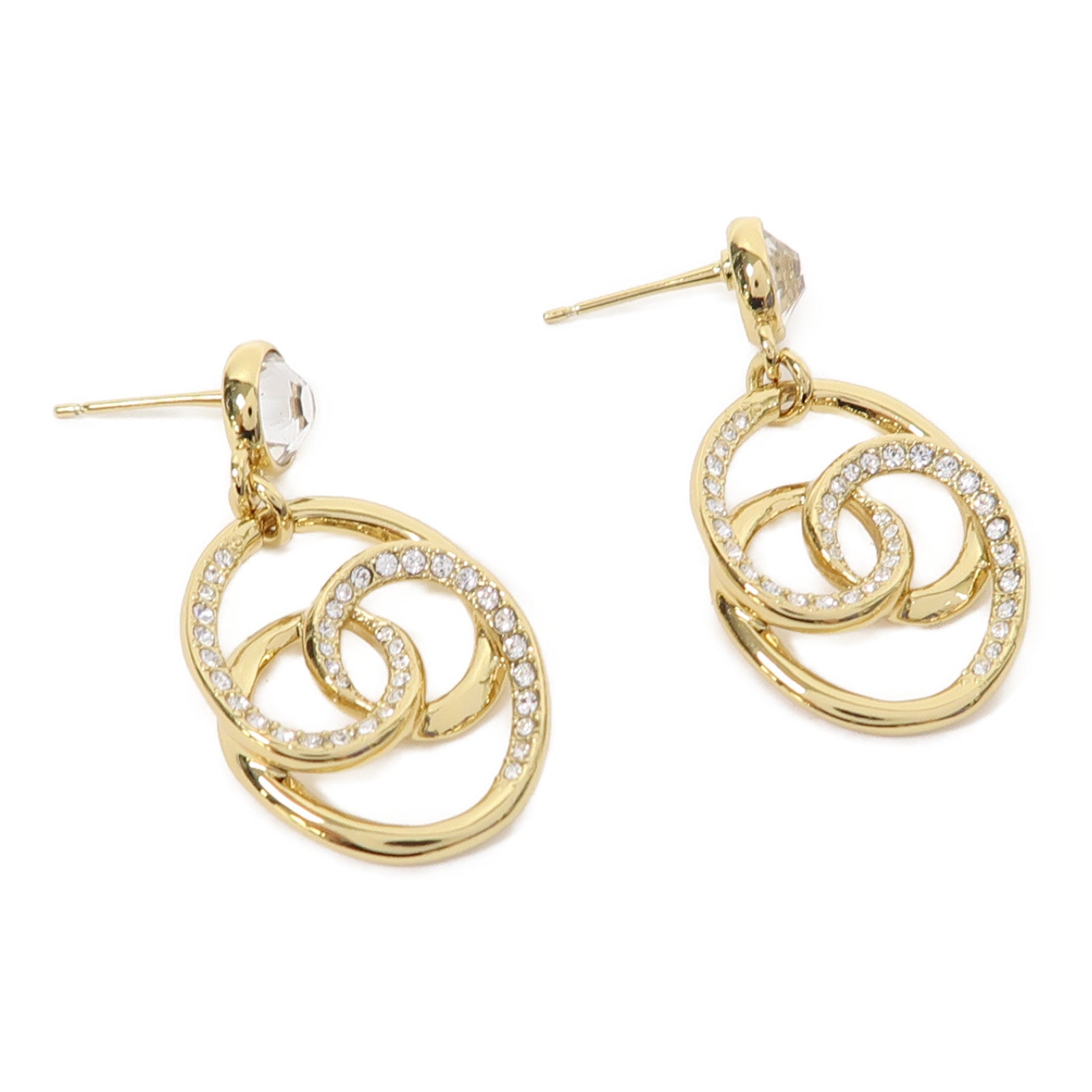 CHANEL 金屬Earrings耳環金色