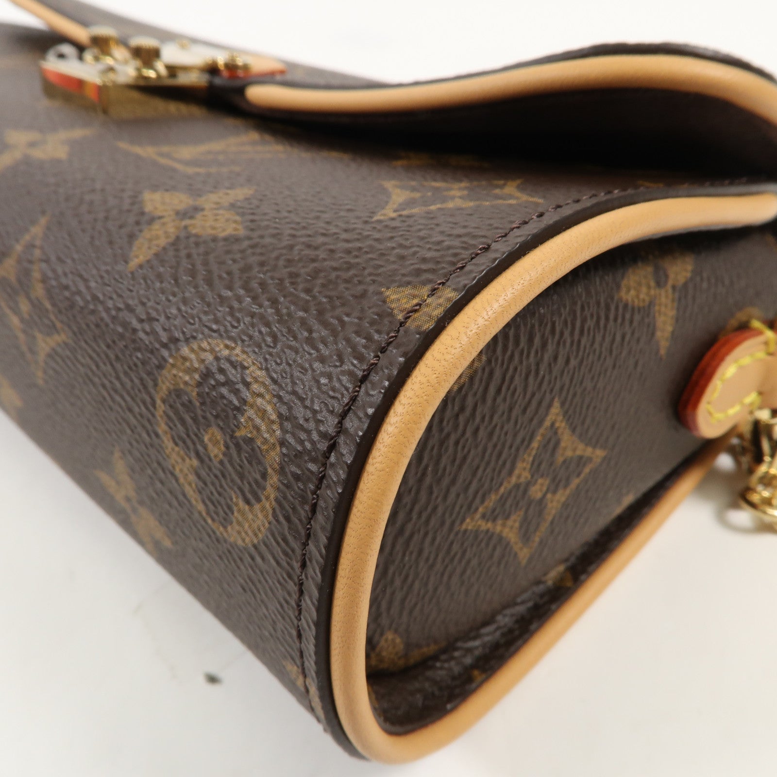 LOUIS VUITTON Monogram Pochette Camille金扣手挽肩背兩用袋