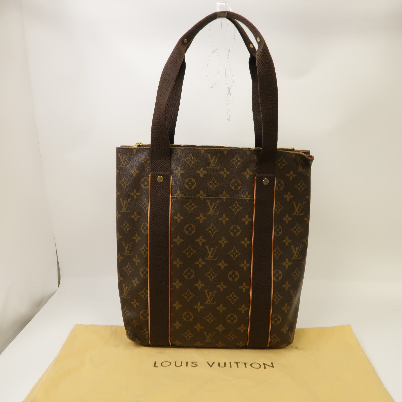 LOUIS VUITTON 【激減優惠】Monogram Cabas Beaubourg金扣肩背袋啡色