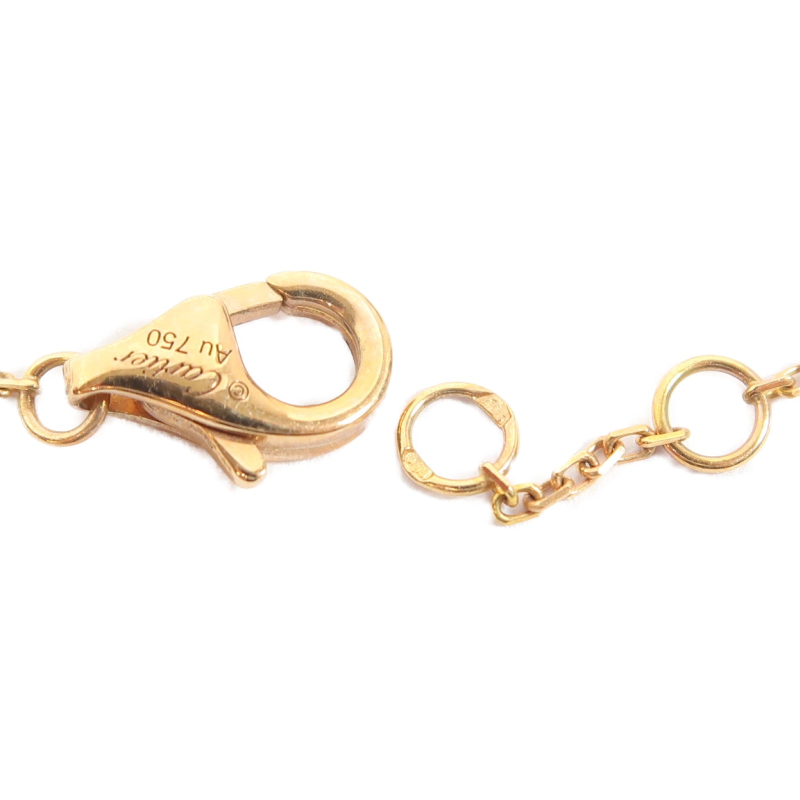 CARTIER 18K黃金Bracelet手鏈綠色/金色