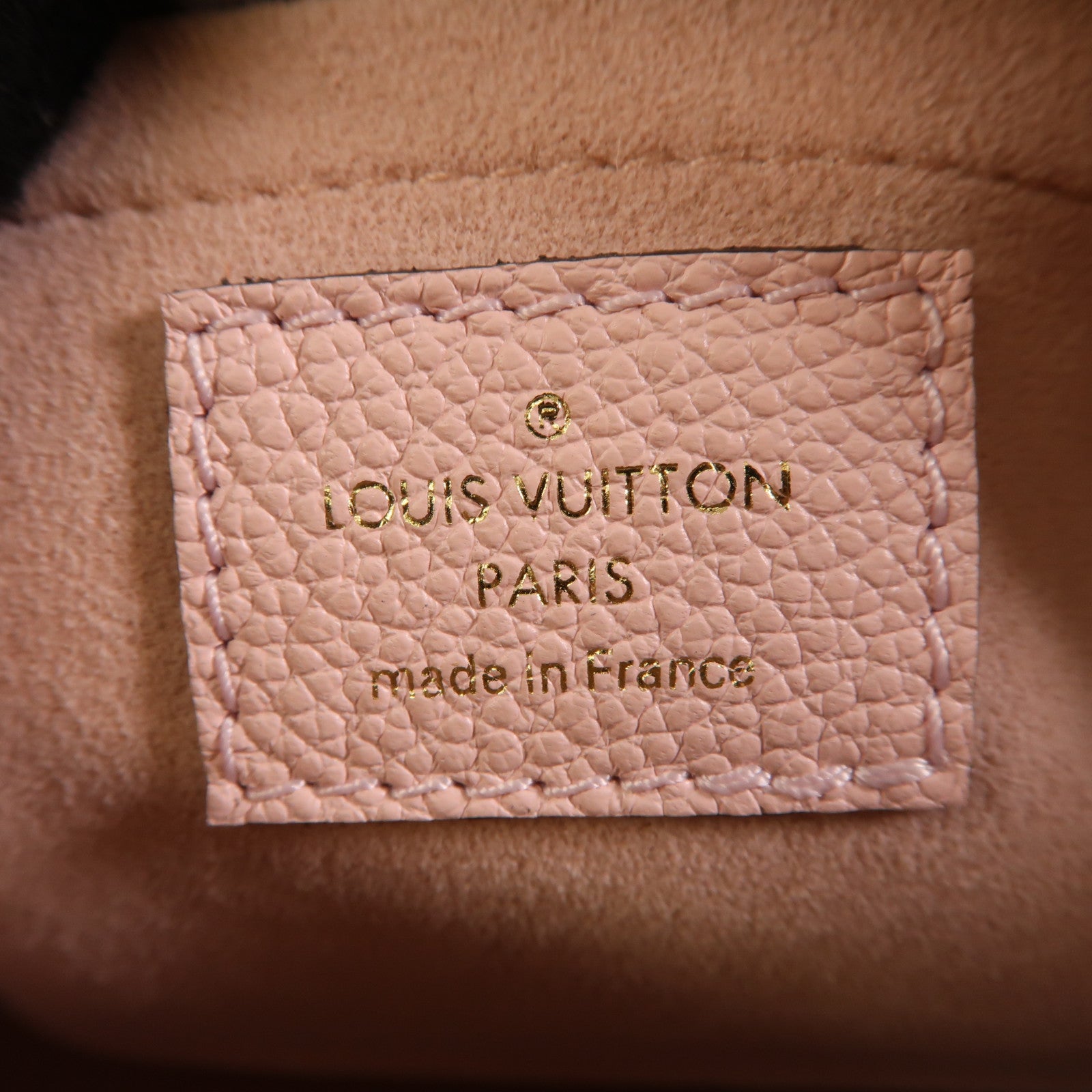 LOUIS VUITTON Mono Empreinte Papillon BB金扣手挽肩背兩用袋粉紅色