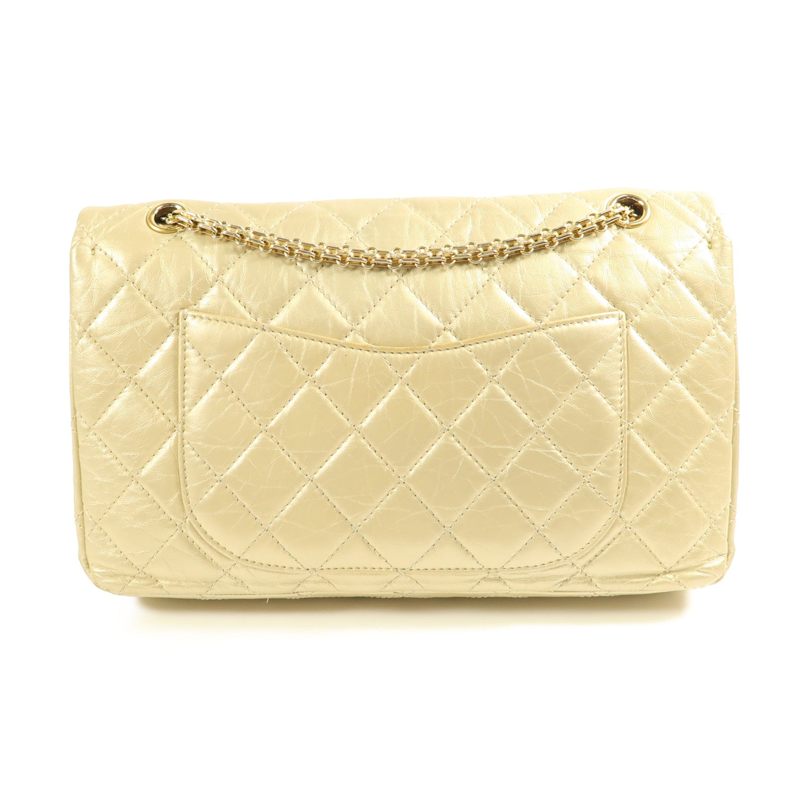 CHANEL 【激減優惠】牛皮皮革Jumbo 2.55金扣鏈帶肩背袋