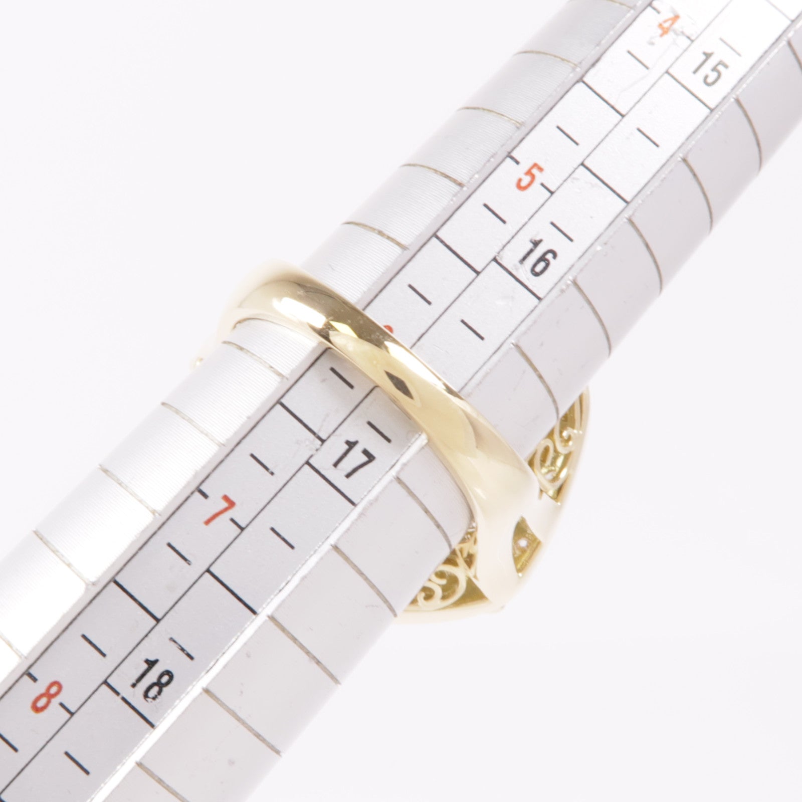 JEWELRY Diamond Ring 18K Yellow Gold US#6.25
