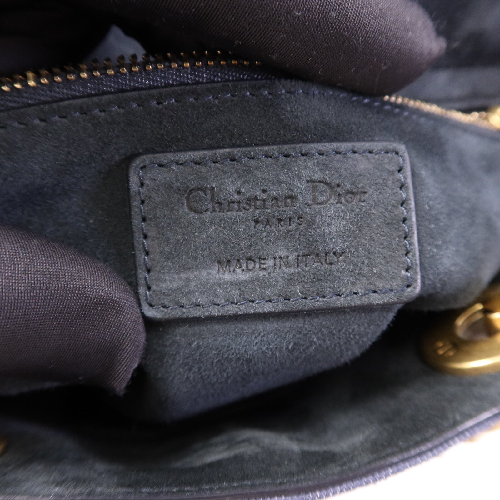 Dior 【激減優惠】Denim Lady Dior Tote金扣手挽肩背兩用袋