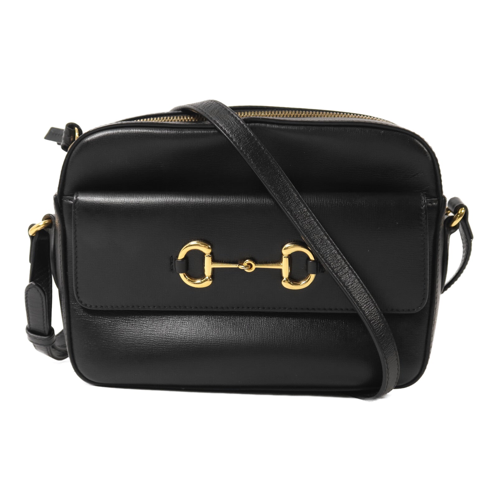 GUCCI 牛皮皮革Horsebit 1955 Small肩背袋