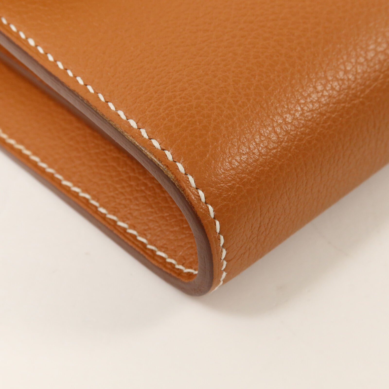 HERMES Evercolor皮革Constance To Go肩背袋Gold