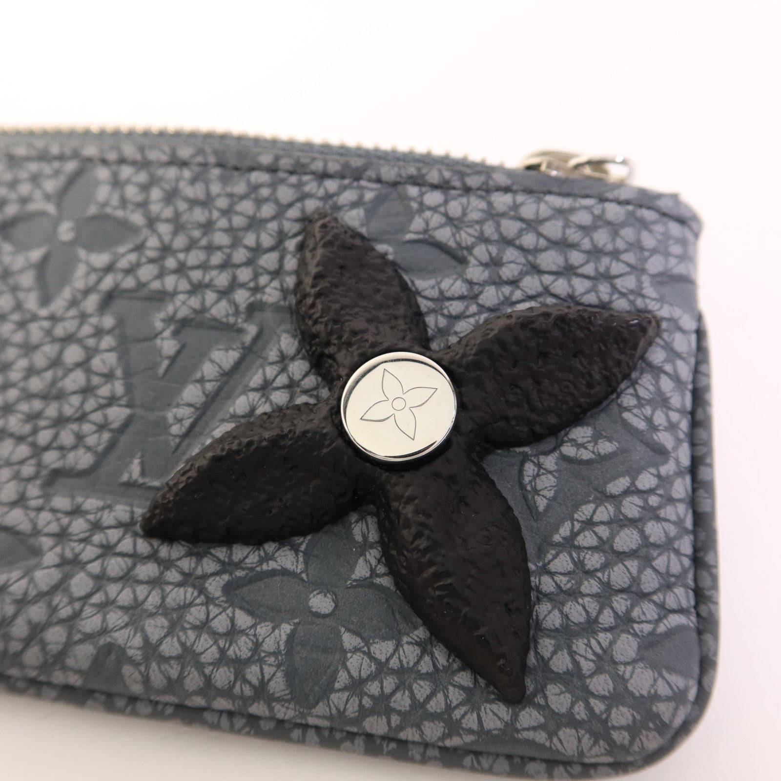 LOUIS VUITTON 【激減優惠】Monogram Taurillon Coin Case銀扣零錢包