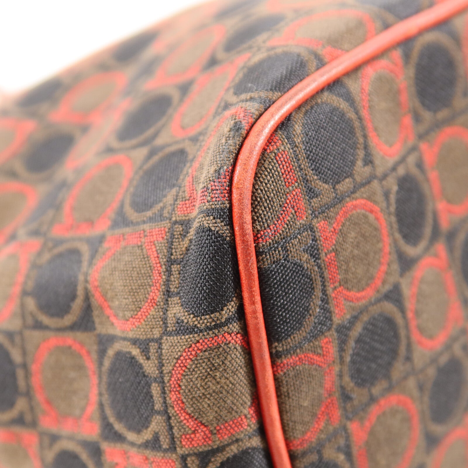 Salvatore Ferragamo 帆布Gancini Tote Bag手挽袋