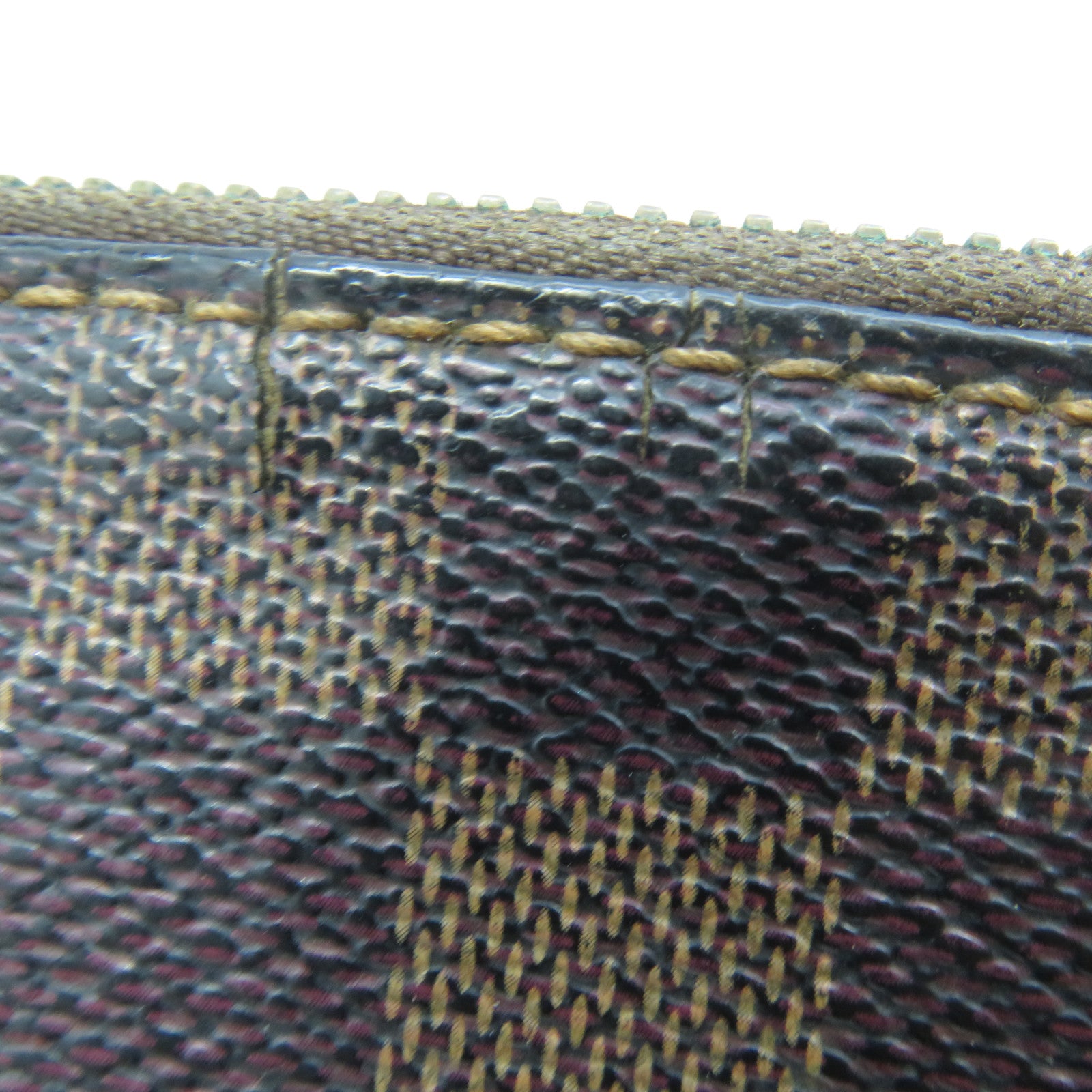 LOUIS VUITTON Damier Rivera MM金扣手挽袋啡色