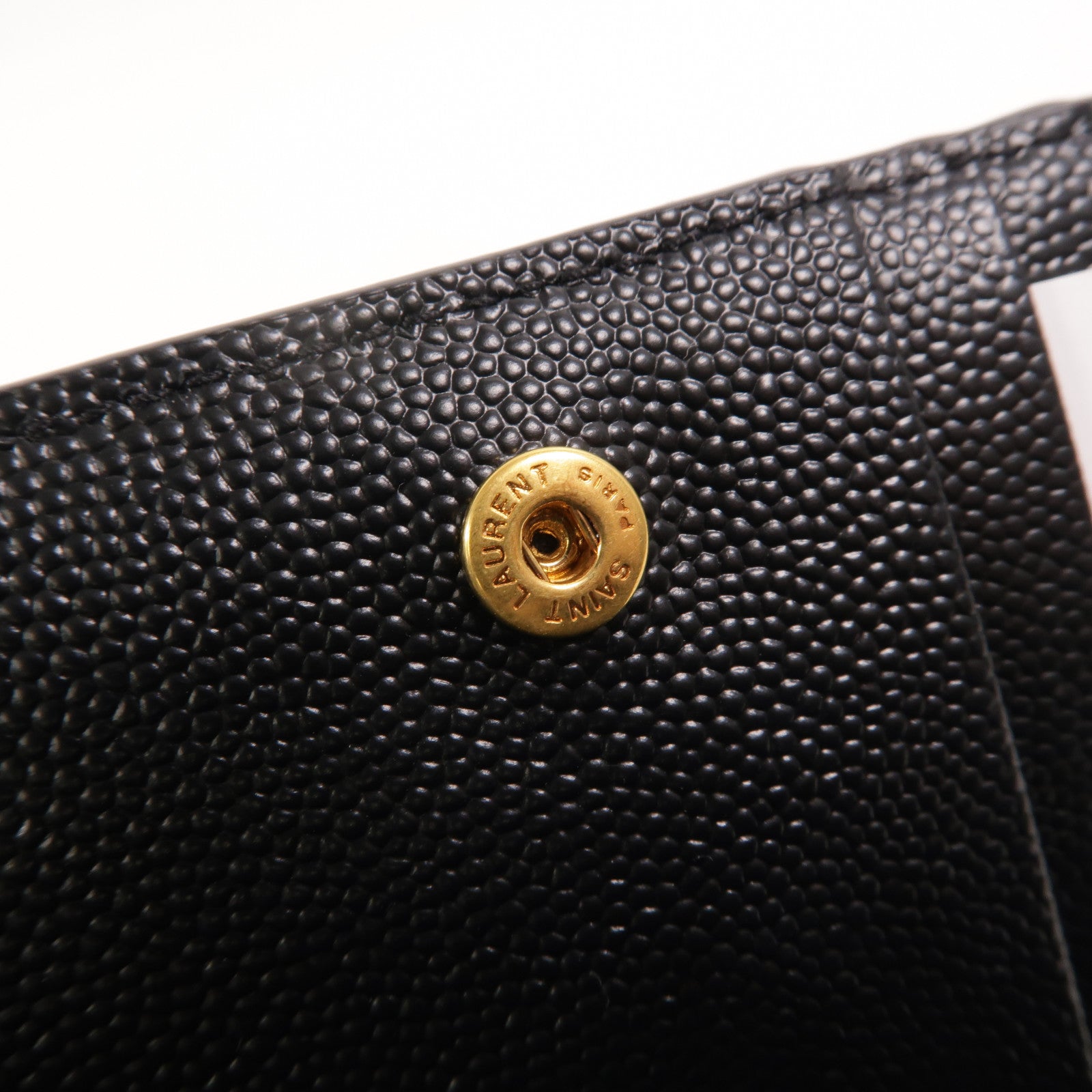 SAINT LAURENT 牛皮皮革Zip Round Wallet錢包