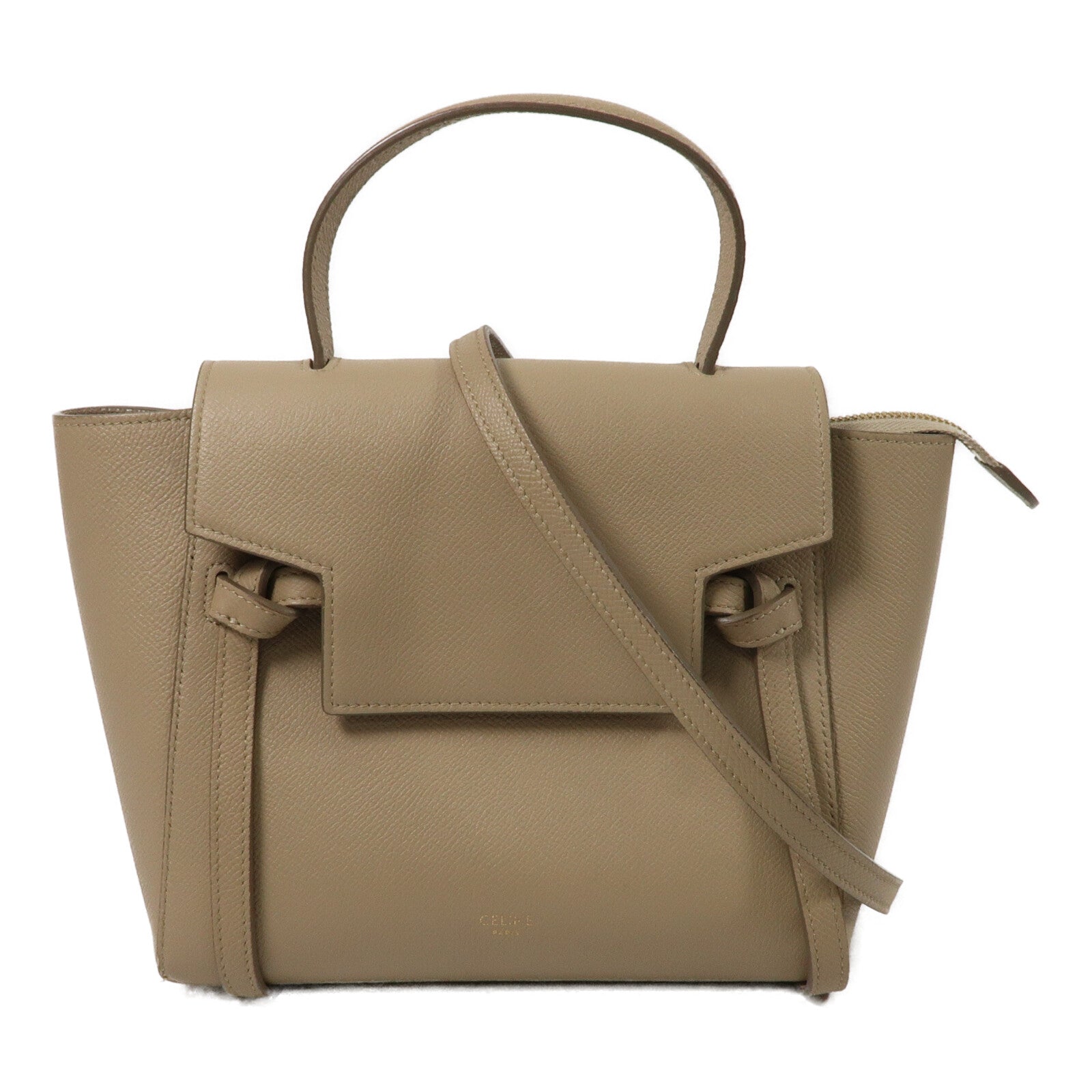 CELINE 牛皮皮革Nano Belt Bag手挽肩背兩用袋