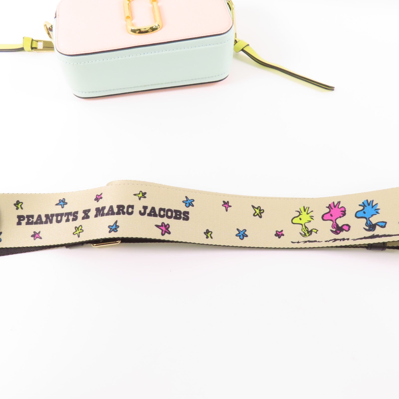 MARC JACOBS 牛皮皮革Snapshot金扣肩背袋