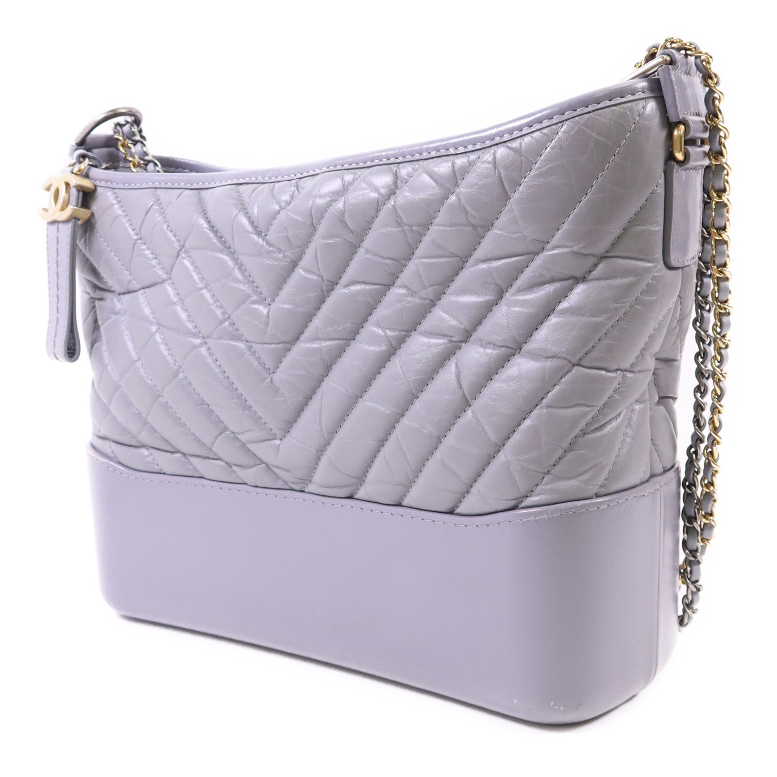 CHANEL 牛皮皮革Gabrielle Large鏈帶肩背袋