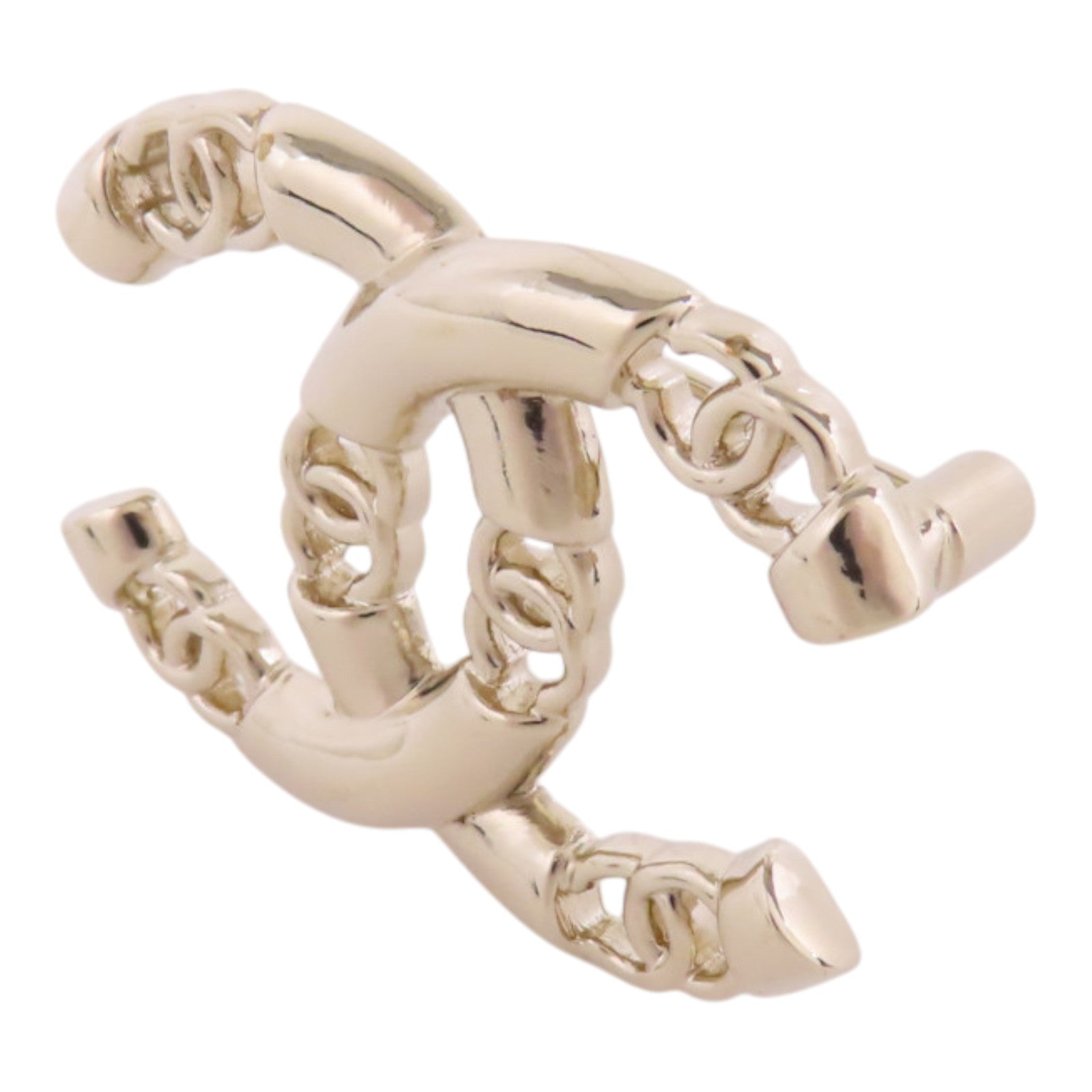 CHANEL 金屬/CC Brooch金扣胸針