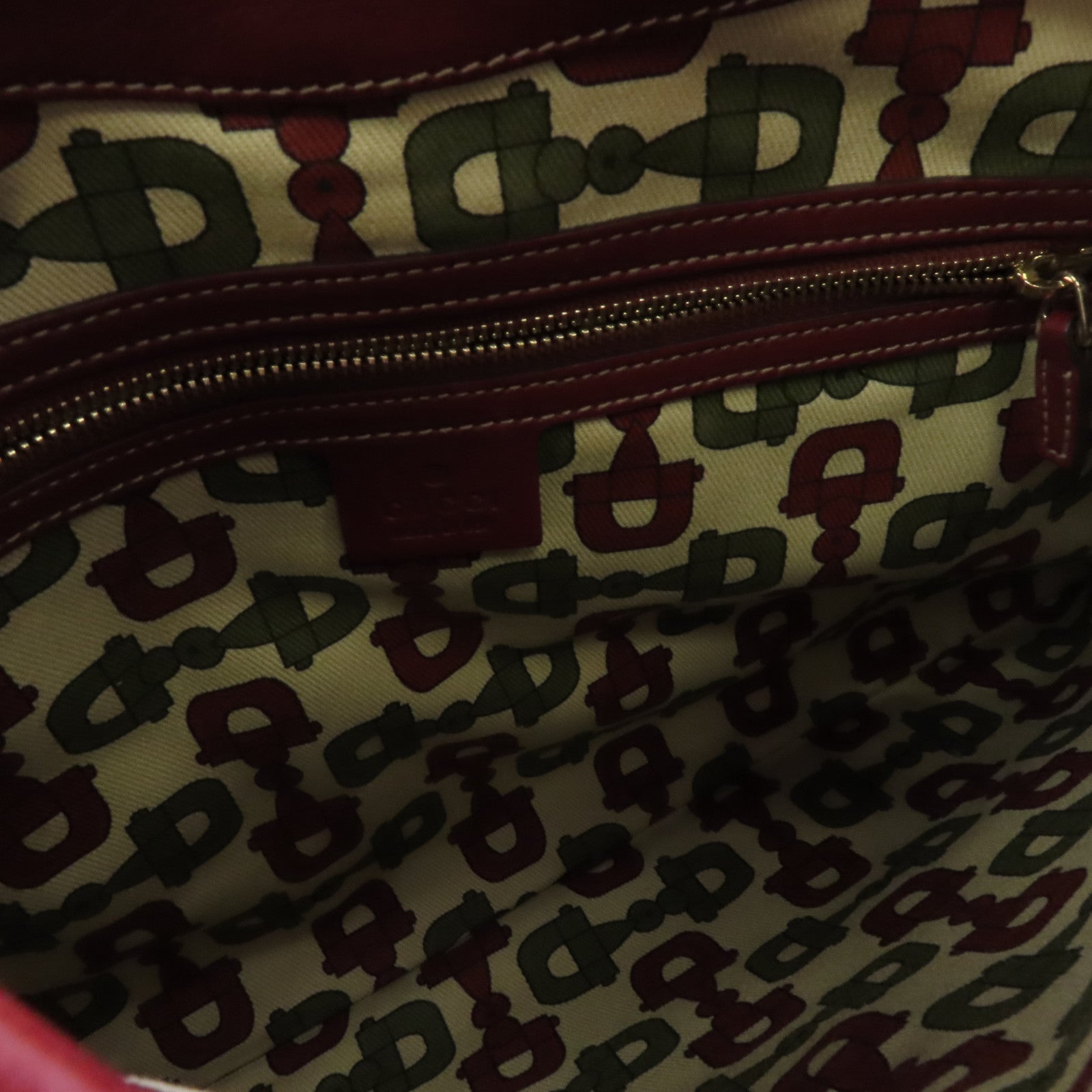 GUCCI 牛皮皮革Shoulder Bag金扣肩背袋紅色