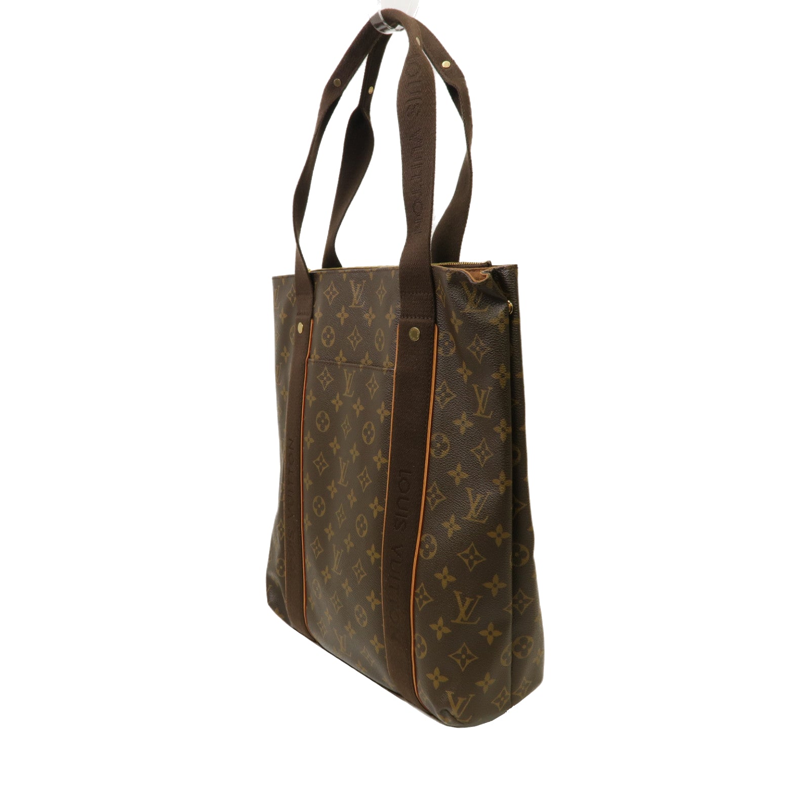 LOUIS VUITTON 【激減優惠】Monogram Cabas Beaubourg金扣肩背袋啡色