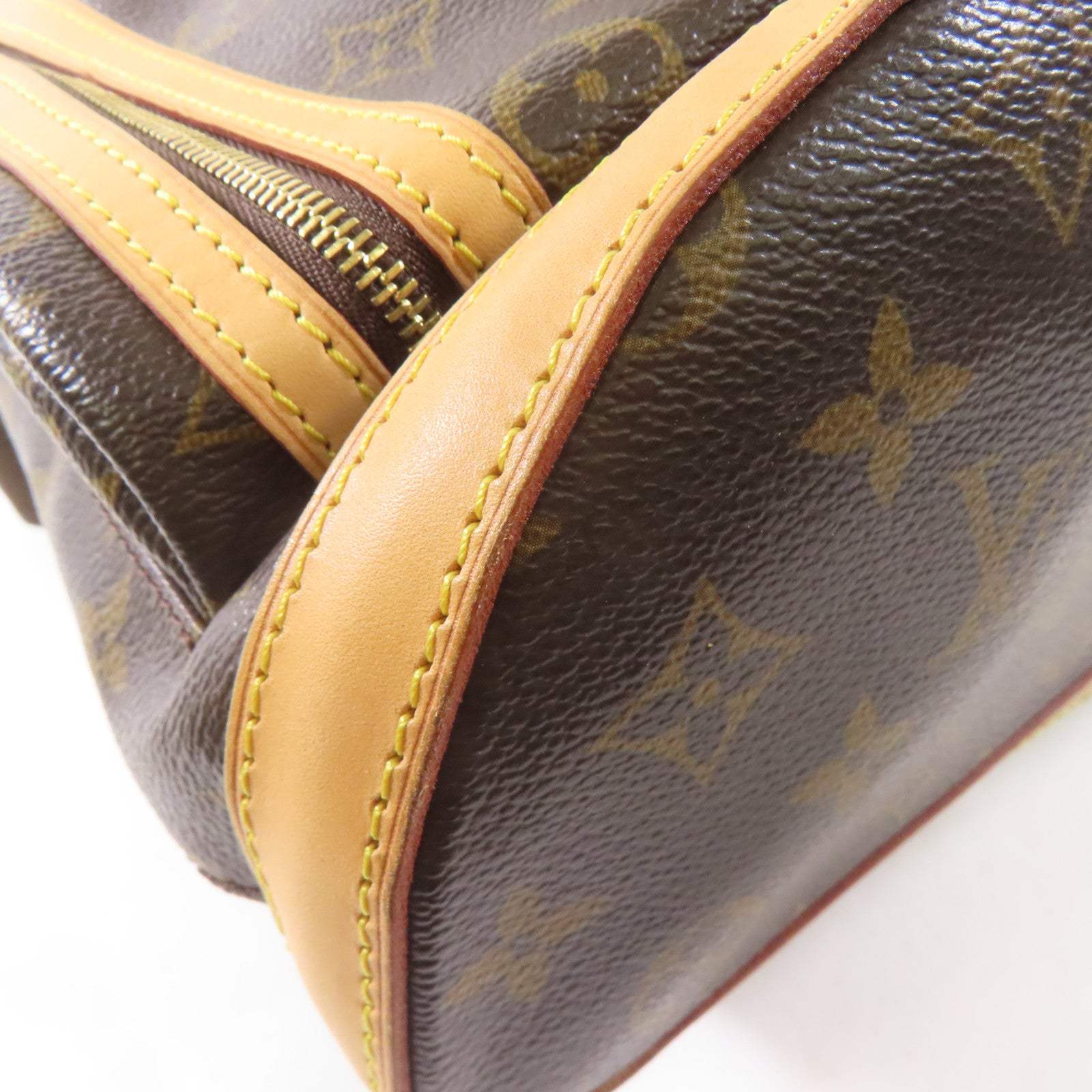 LOUIS VUITTON Monogram Sac Bosphore金扣背包啡色