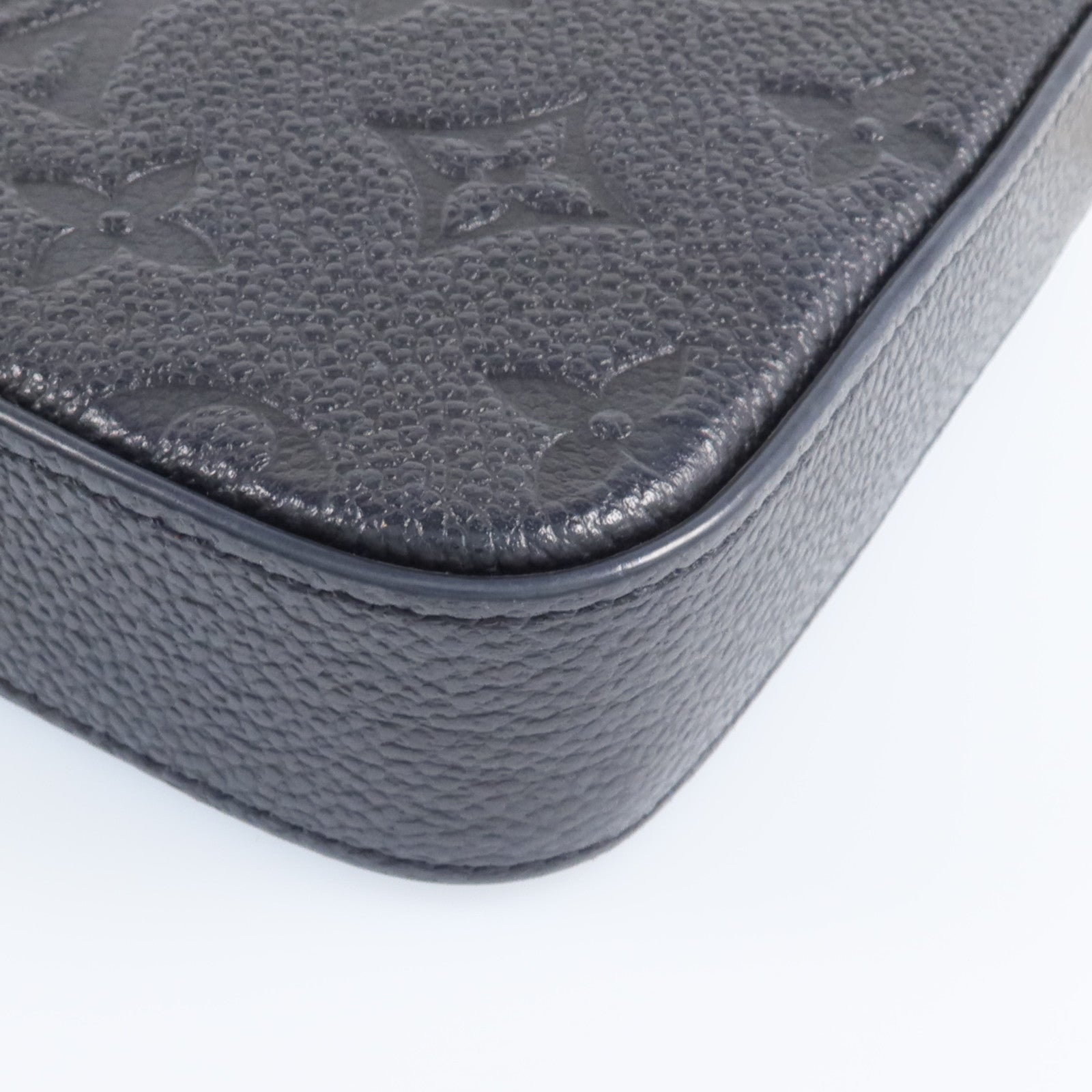 LOUIS VUITTON Monogram Empreinte Felicie Pochette金扣鏈帶肩背袋