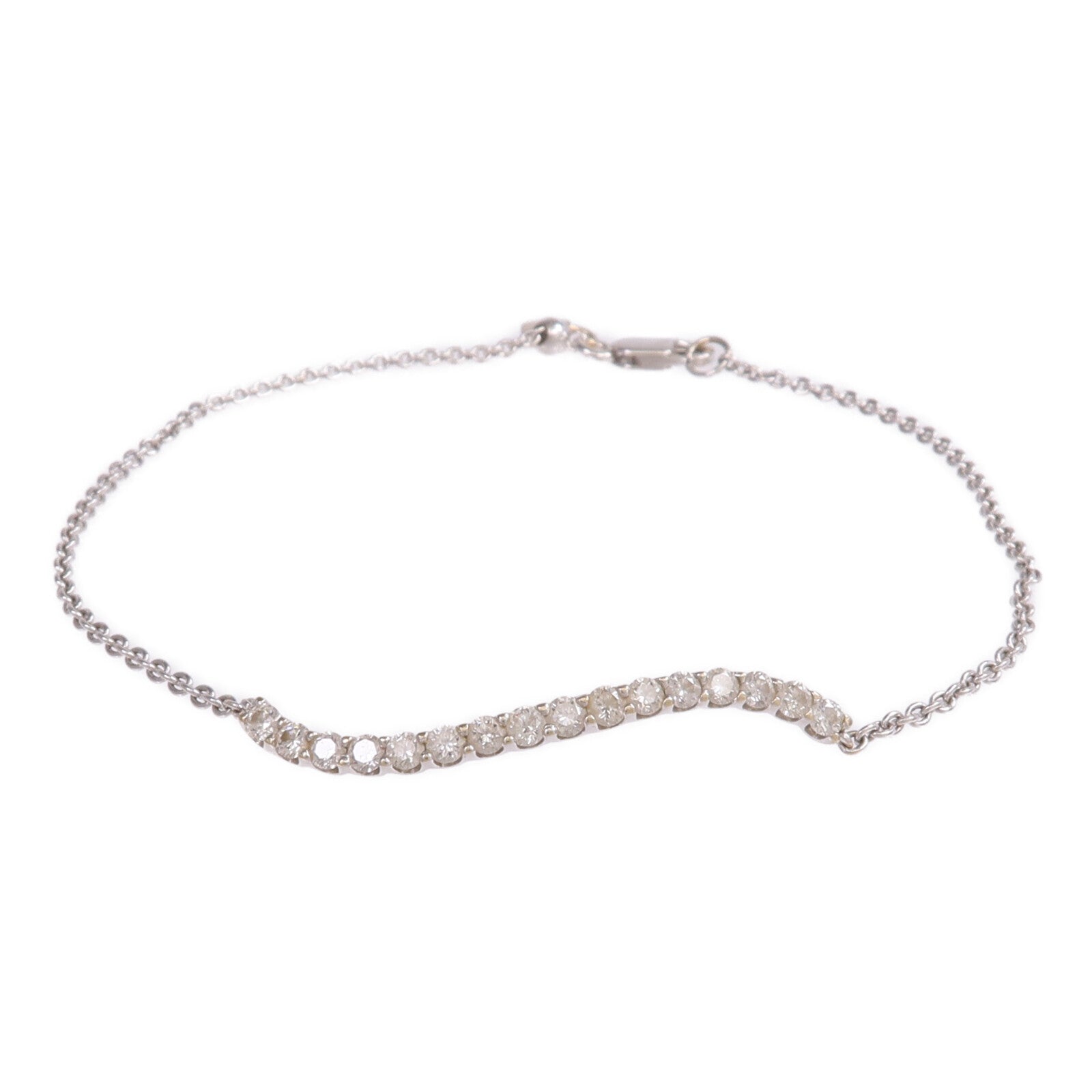 JEWELRY 18K白金Diamond Bracelet鑽石手鏈